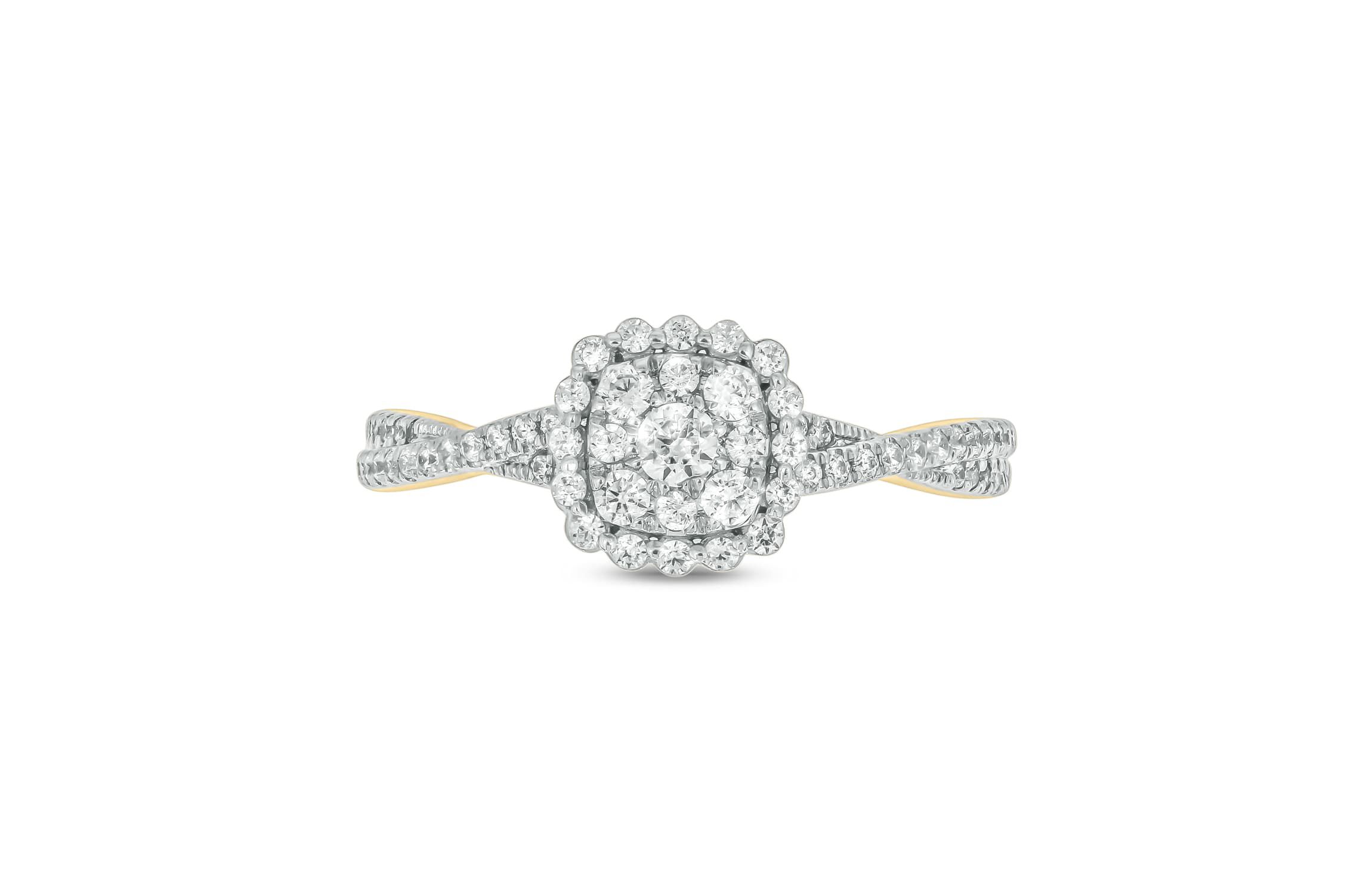 1/2 ct.t.w. Diamond  Fashion Ring in 14KT White Gold