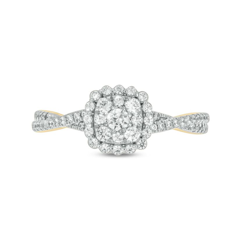 1/2 ct.t.w. Diamond  Fashion Ring in 14KT Rose Gold