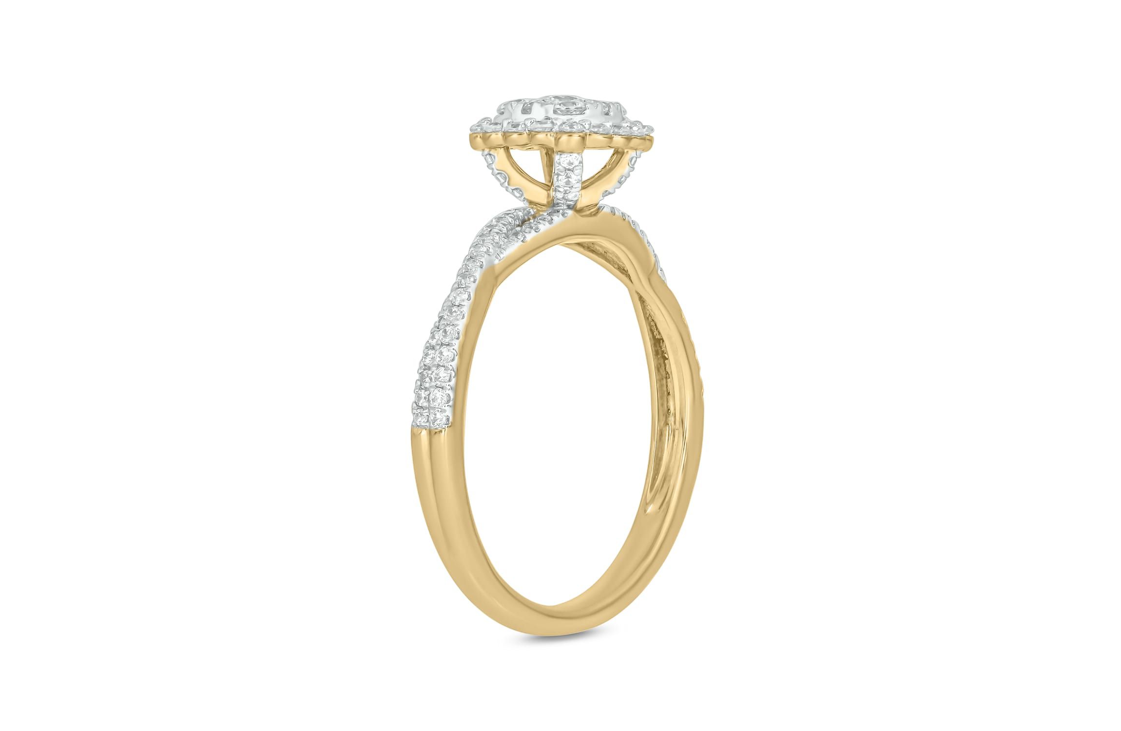 1/2 ct.t.w. Diamond  Fashion Ring in 14KT White Gold