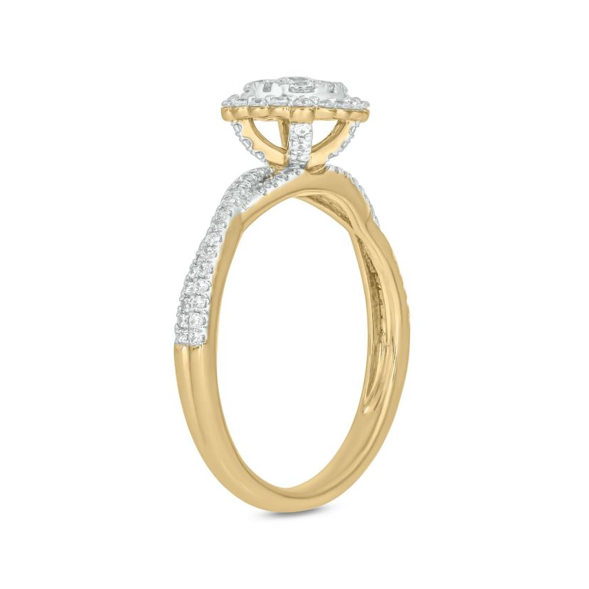 1/2 ct.t.w. Diamond  Fashion Ring in 14KT Rose Gold