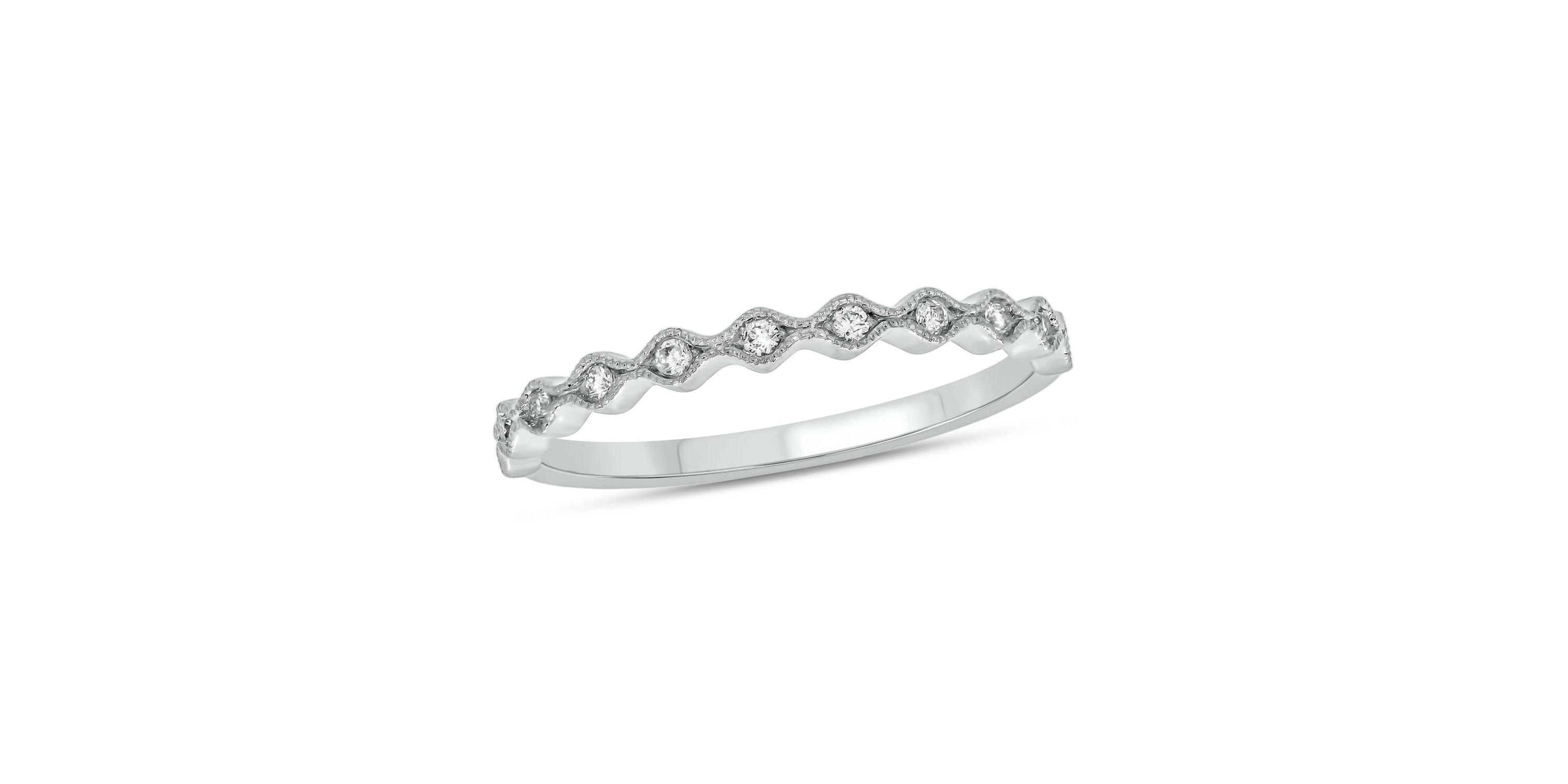 1/10 ct.t.w. Diamond Anniversary Band in 14KT Rose Gold