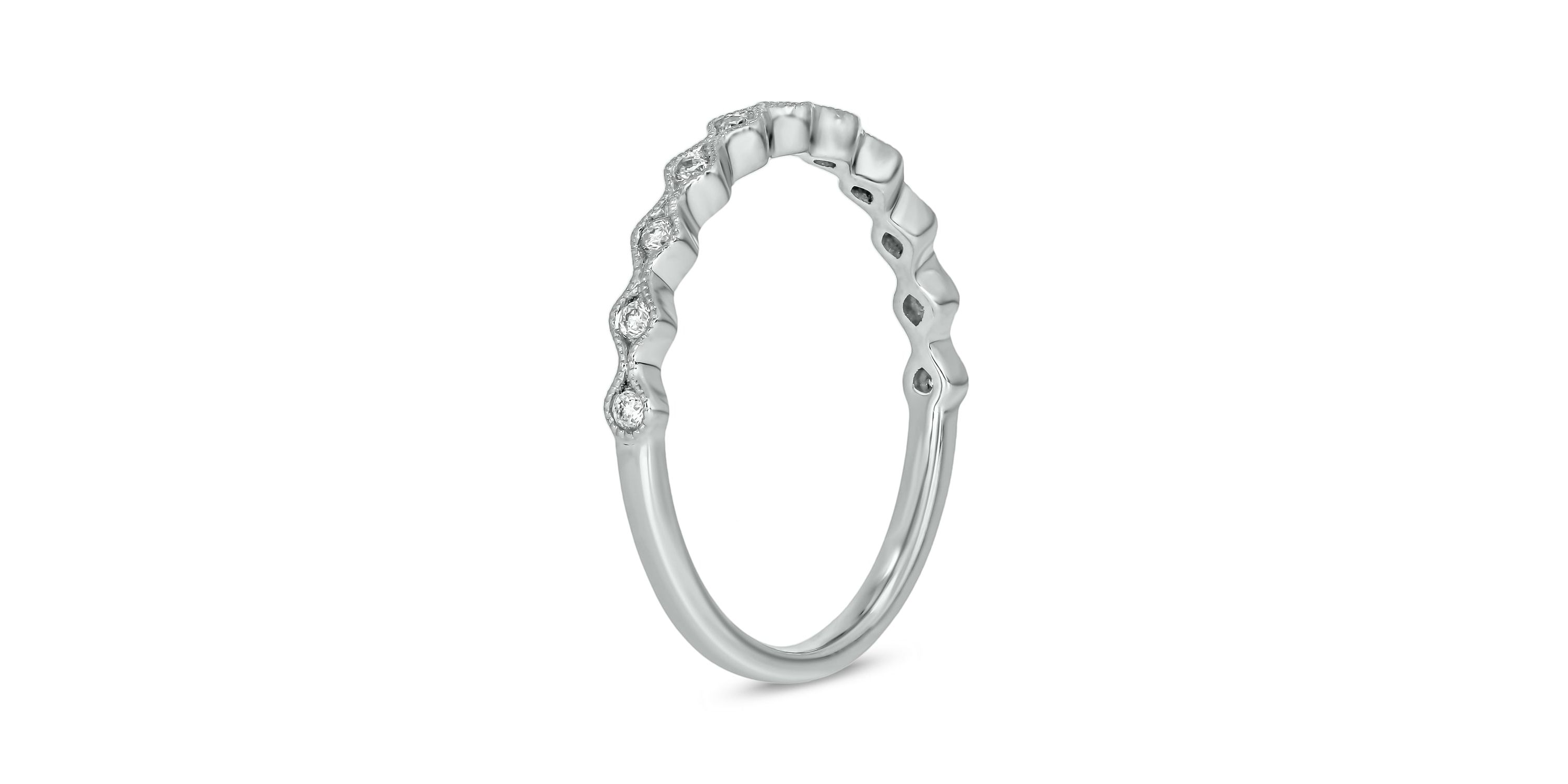 1/10 ct.t.w. Diamond Anniversary Band in 14KT Rose Gold