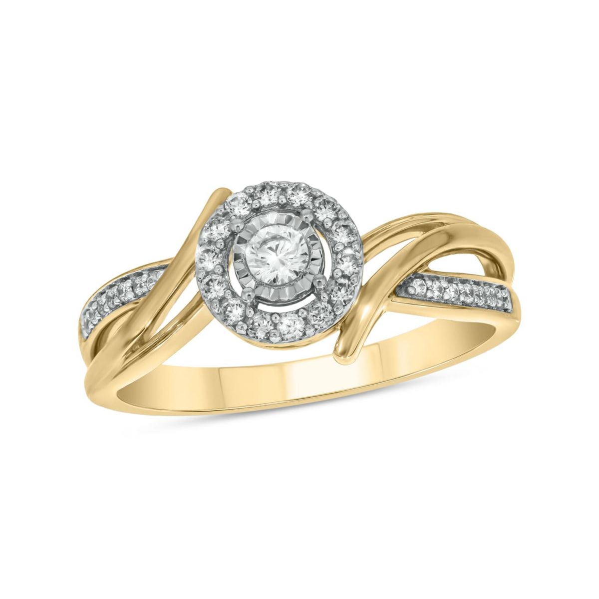 1/4 ct.t.w. Diamond Gorgeous Promise Ring in 14KT Yellow Gold