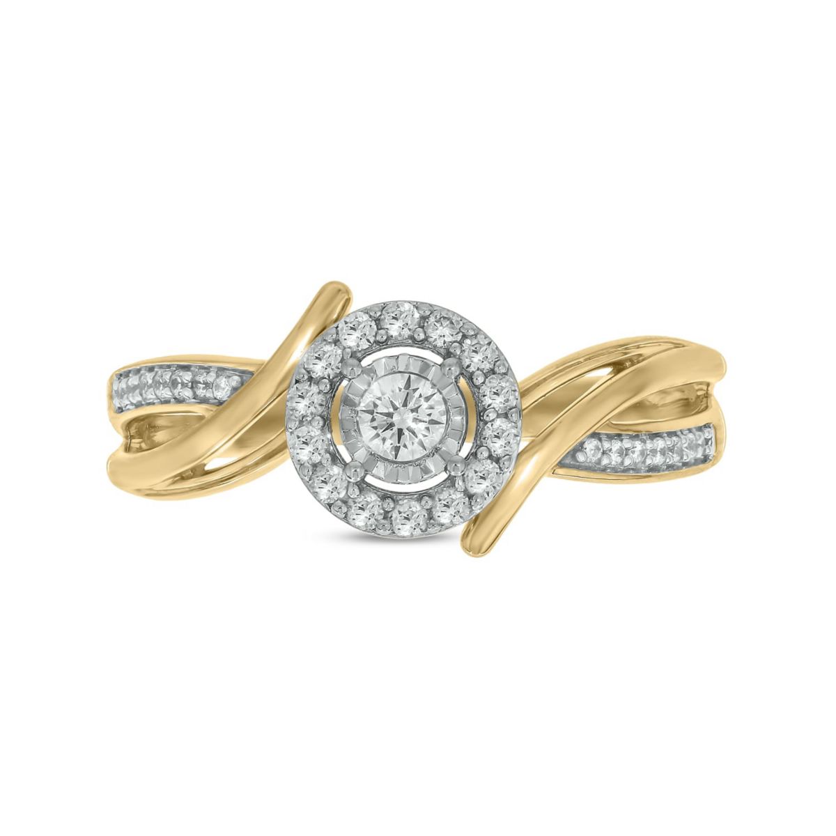 1/4 ct.t.w. Diamond Gorgeous Promise Ring in 14KT Yellow Gold