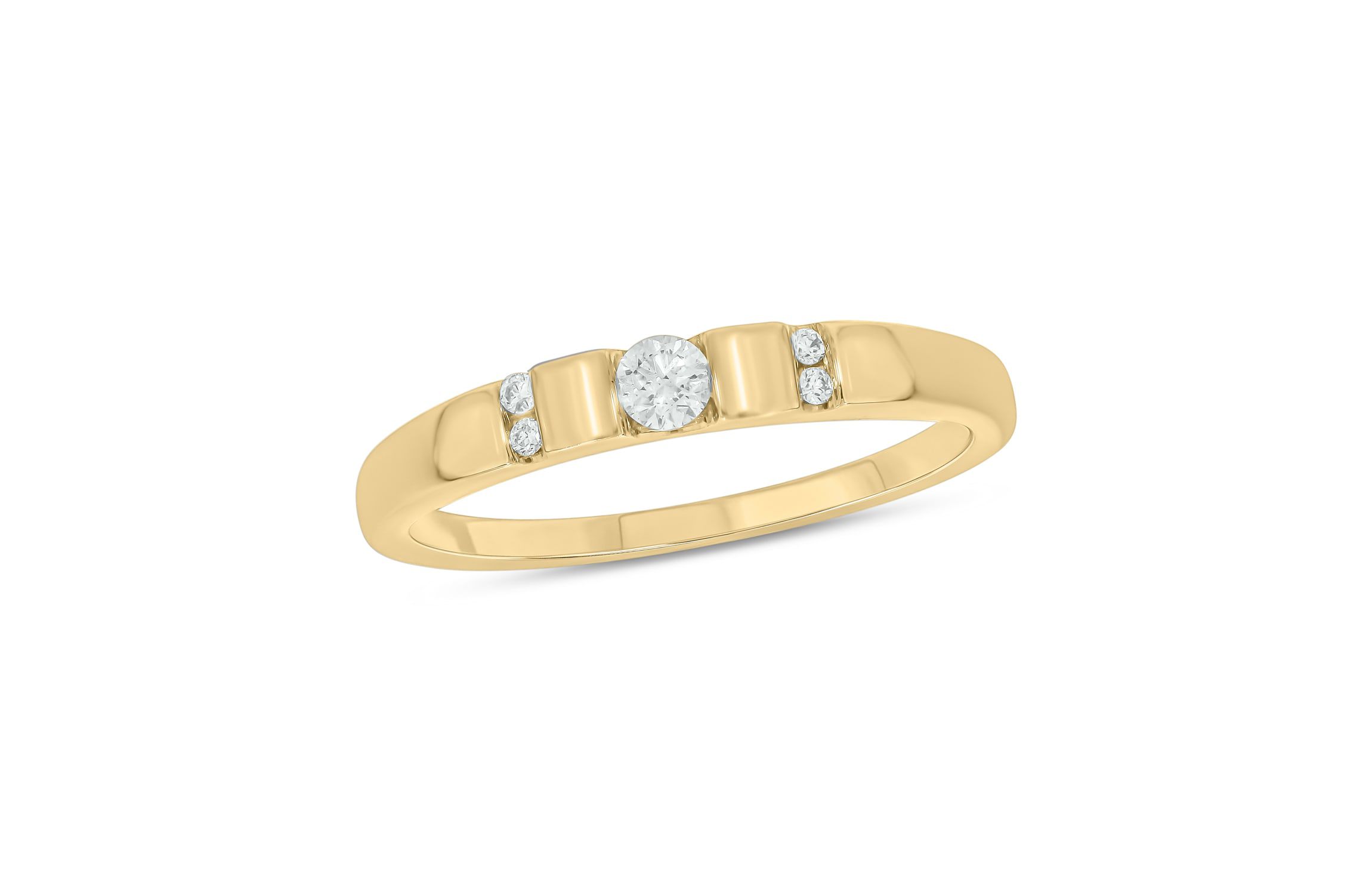 1/10 ct.t.w. Diamond Gorgeous  Anniversary Band in 14KT Yellow Gold