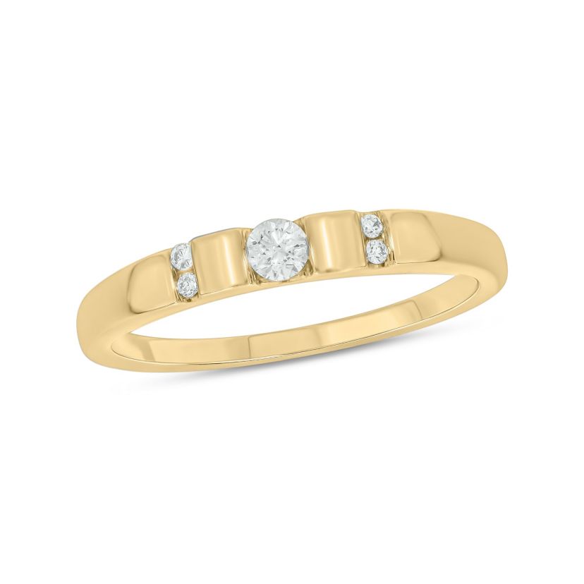 1/10 ct.t.w. Diamond Gorgeous  Anniversary Band in 14KT Yellow Gold