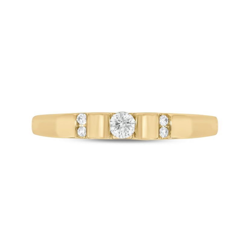 1/10 ct.t.w. Diamond Gorgeous  Anniversary Band in 14KT Yellow Gold