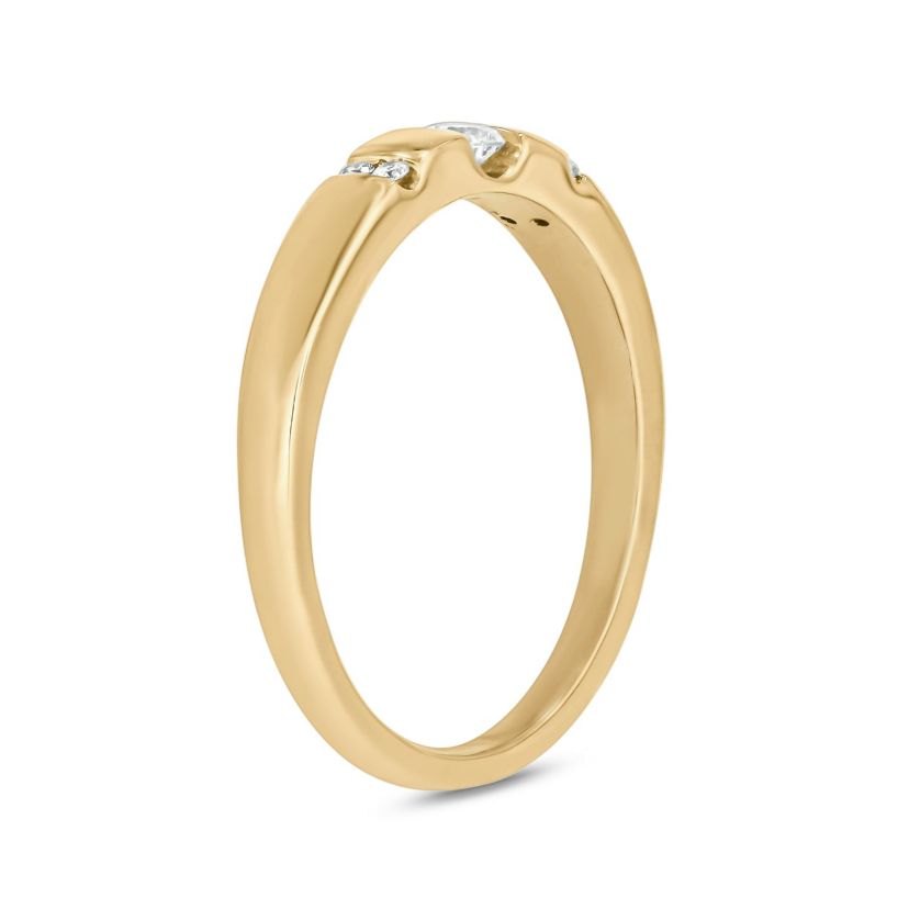 1/10 ct.t.w. Diamond Gorgeous  Anniversary Band in 14KT Yellow Gold