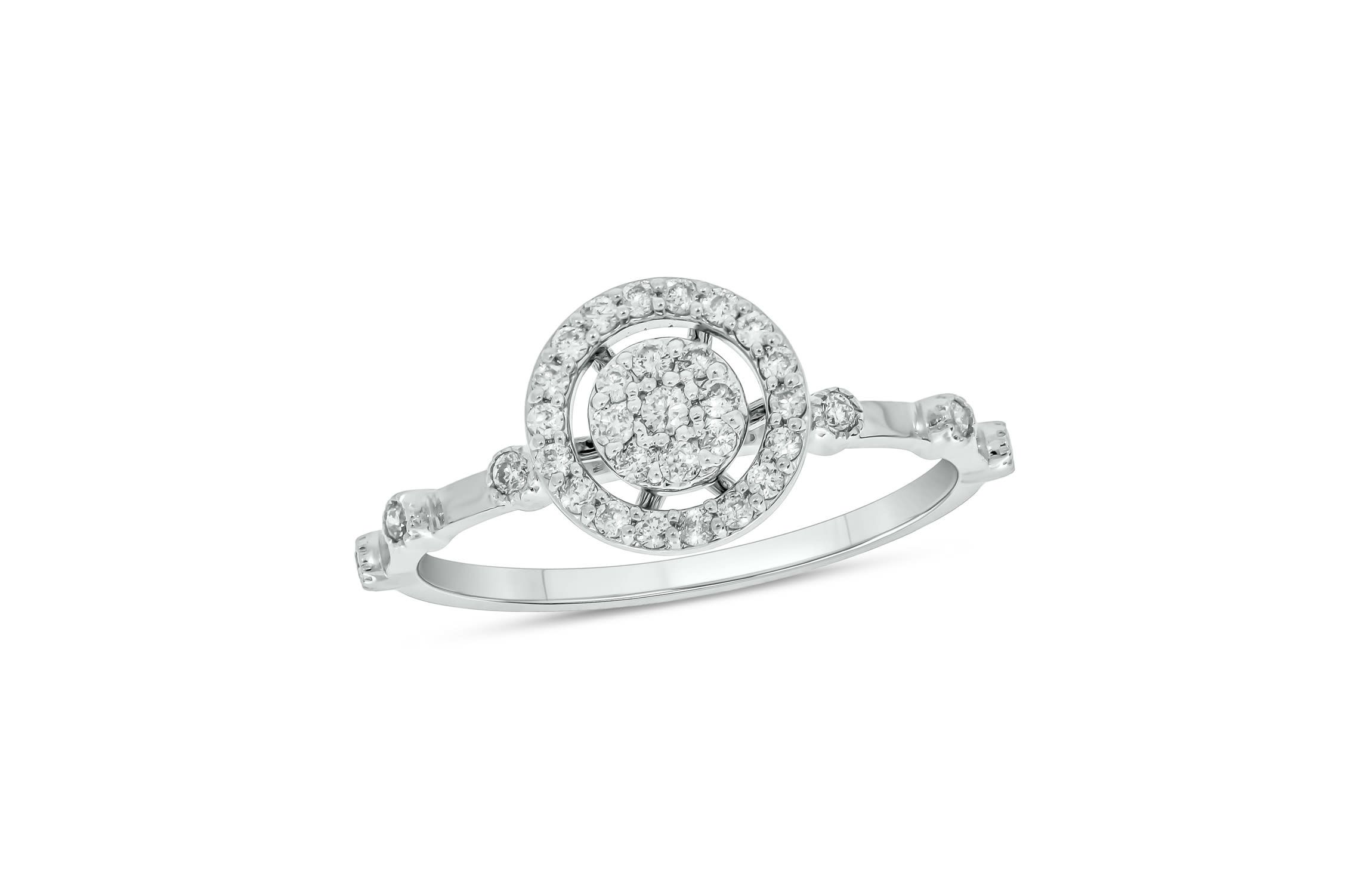 1/4 ct.t.w. Diamond  Fashion Ring in 14KT Rose Gold