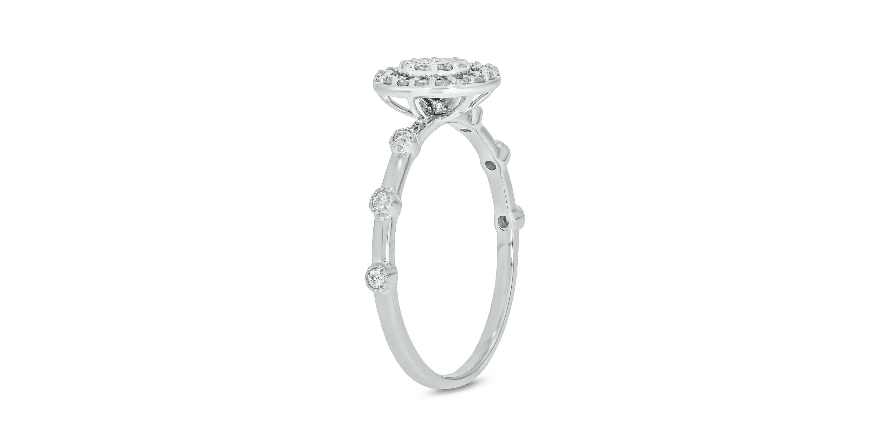 1/4 ct.t.w. Diamond  Fashion Ring in 14KT Yellow Gold