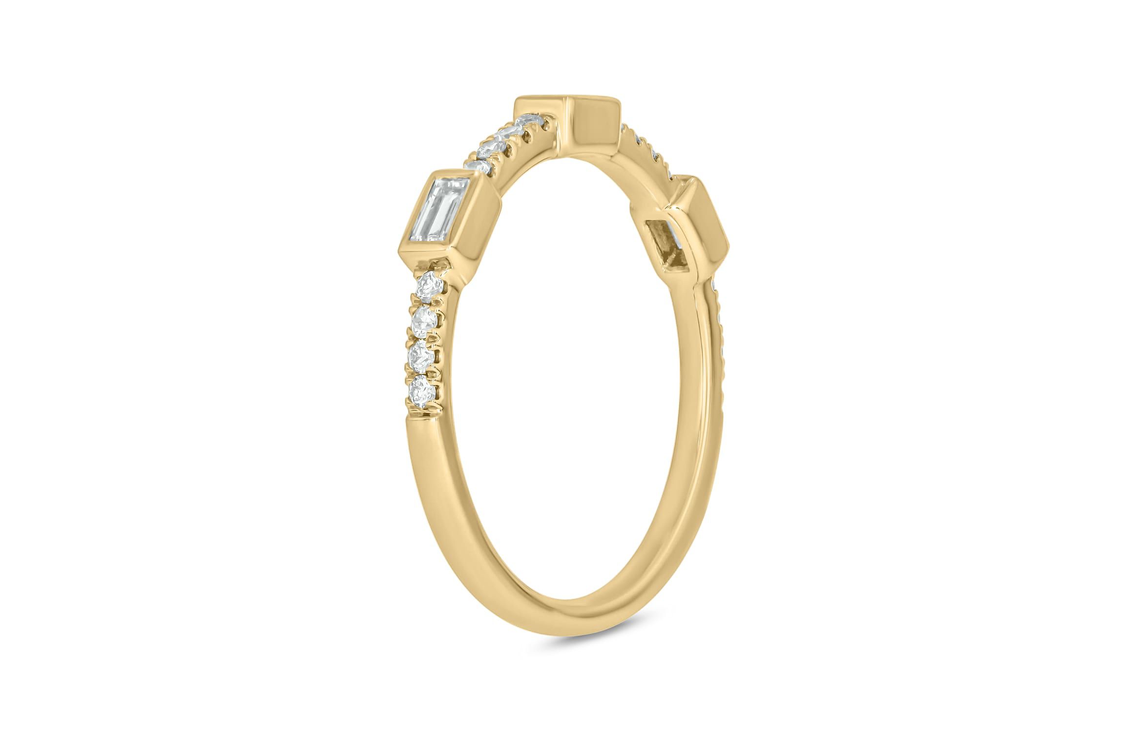 3/8 ct.t.w. Diamond Anniversary Band in 14KT Rose Gold