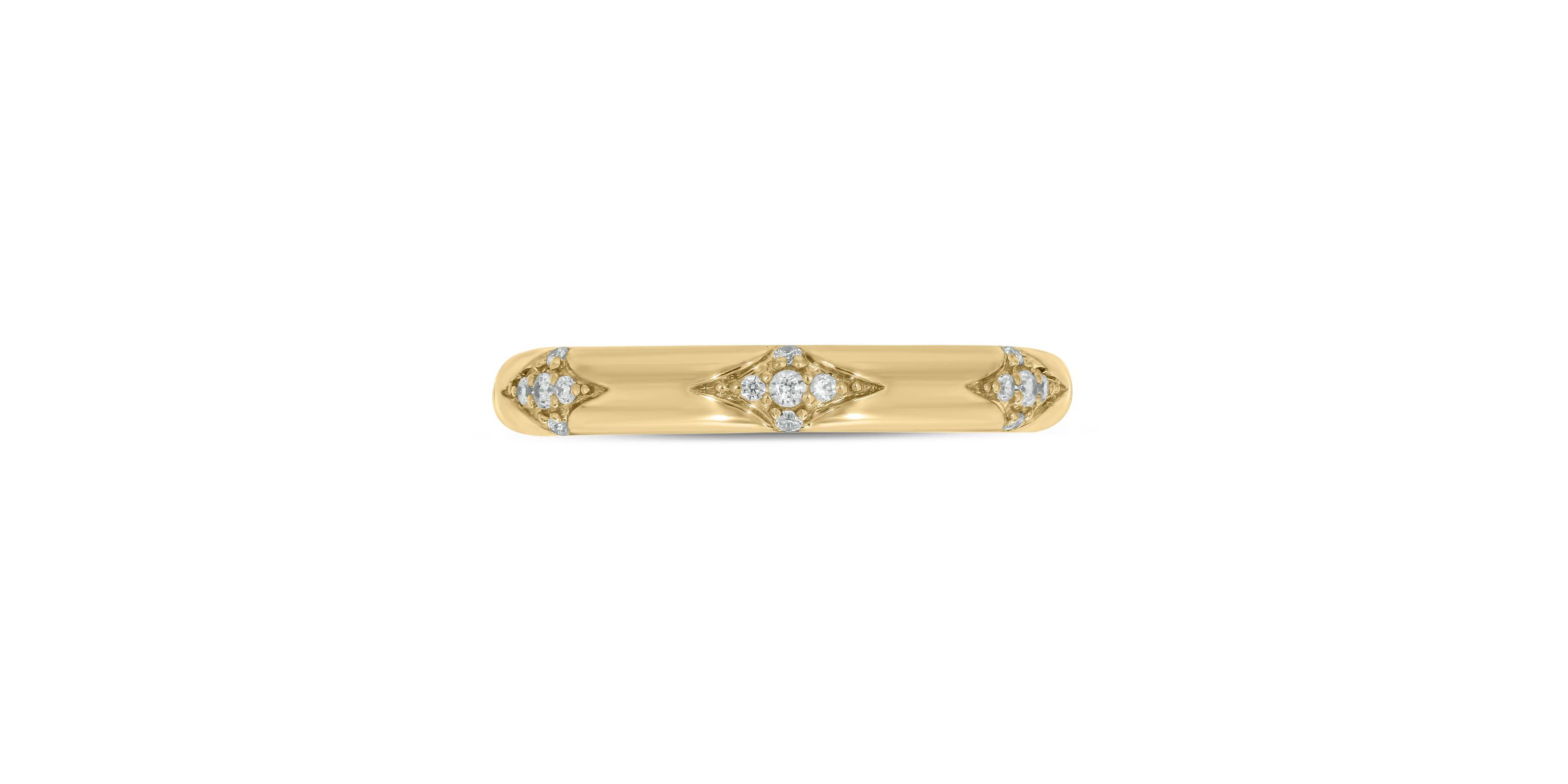1/10 ct.t.w. Diamond Anniversary Band in 14KT Yellow Gold