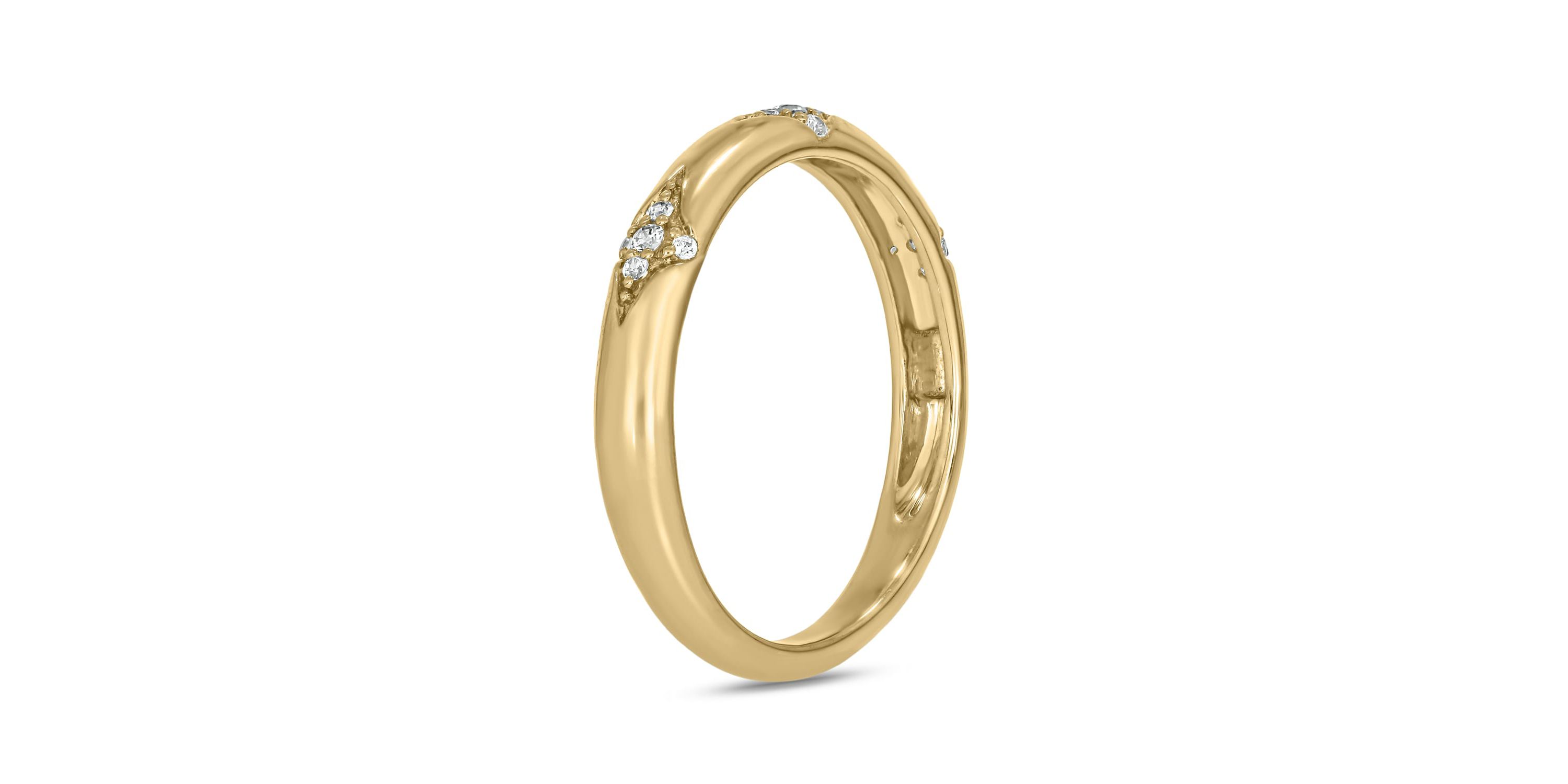1/10 ct.t.w. Diamond Anniversary Band in 14KT Yellow Gold