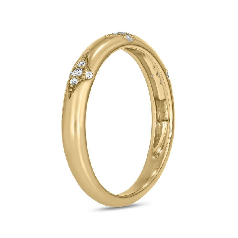 1/10 ct.t.w. Diamond Anniversary Band in 14KT Yellow Gold