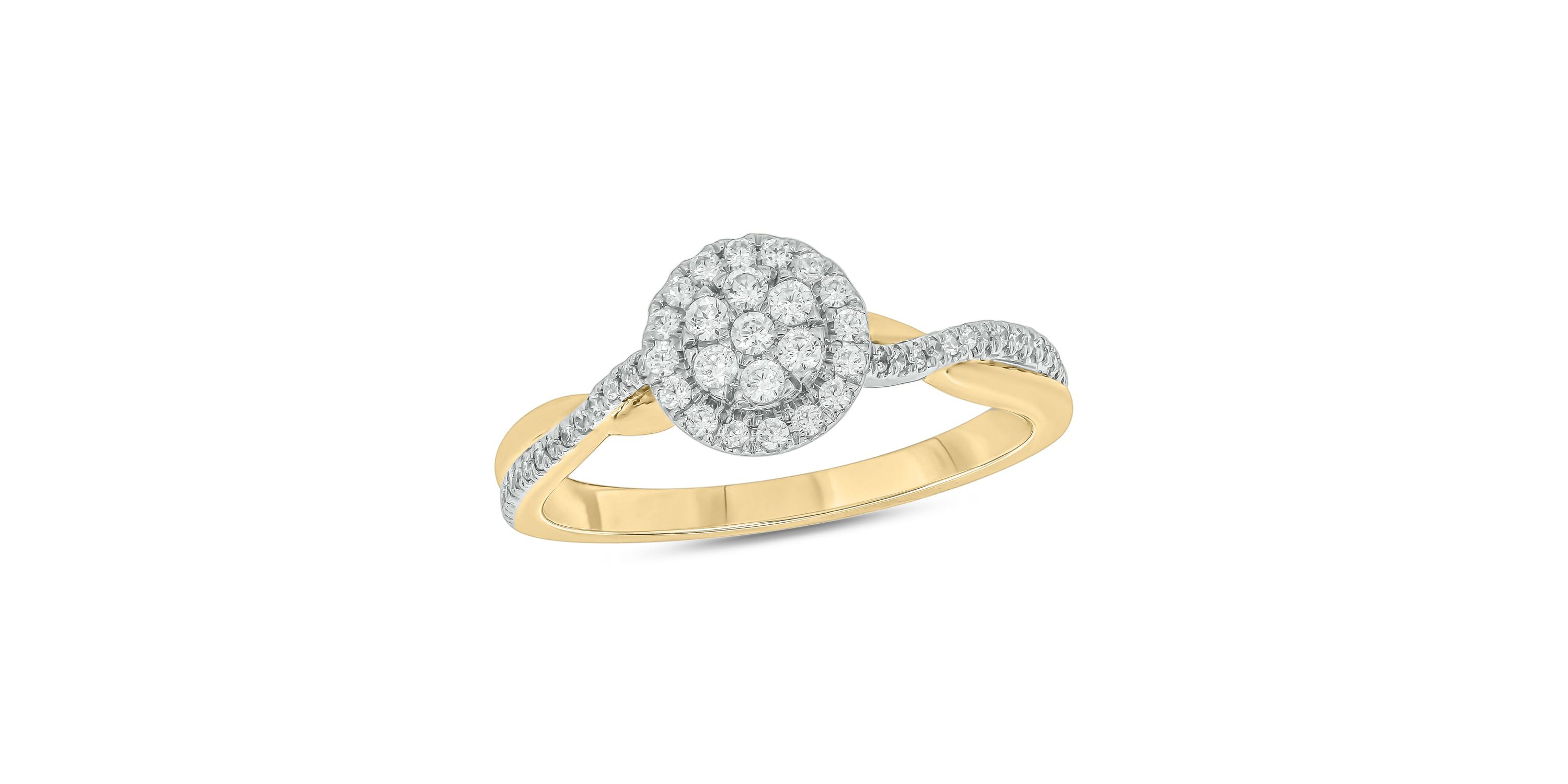 1/3 ct.t.w. Diamond  Fashion Ring in 14KT Yellow Gold