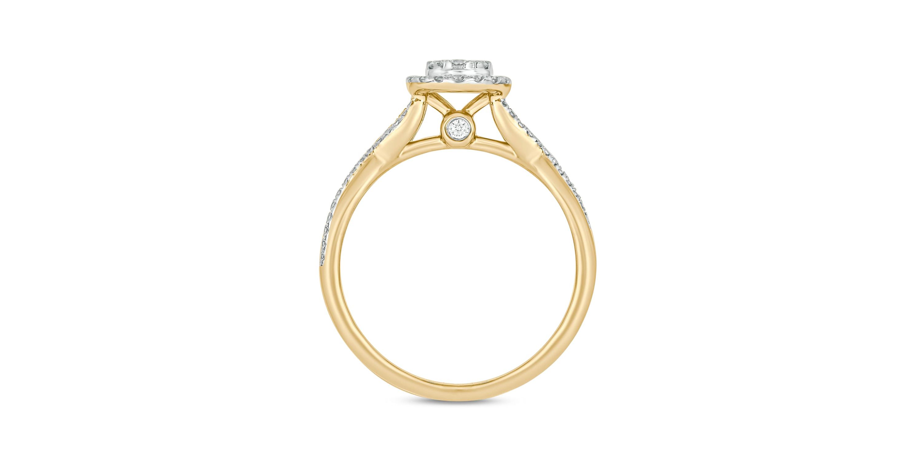 1/3 ct.t.w. Diamond  Fashion Ring in 14KT Yellow Gold
