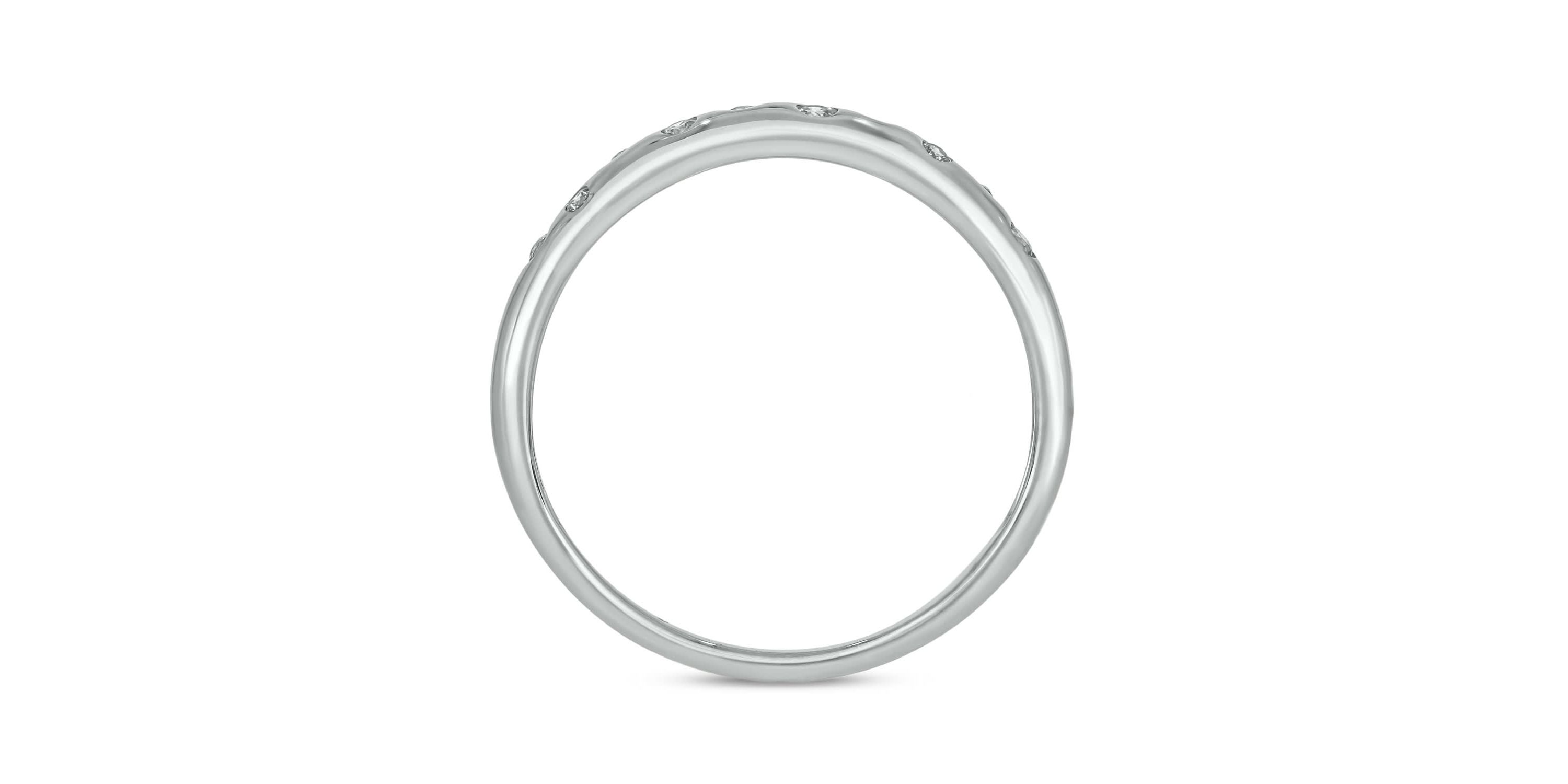 1/10 carat, Diamond Scattered Diamonds Ring in 14K Yellow Gold
