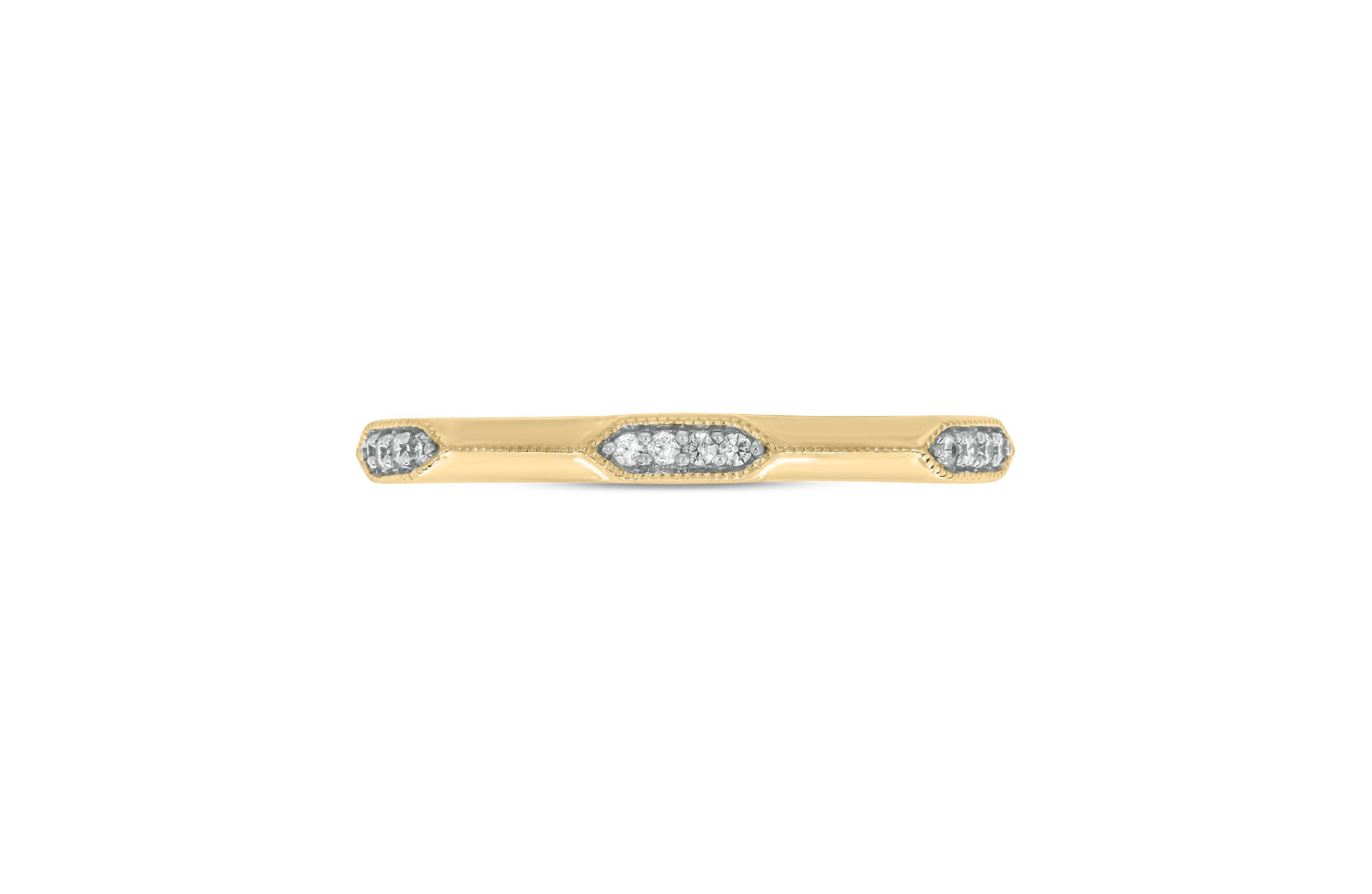 Diamond Accent Anniversary Band in 14K White Gold