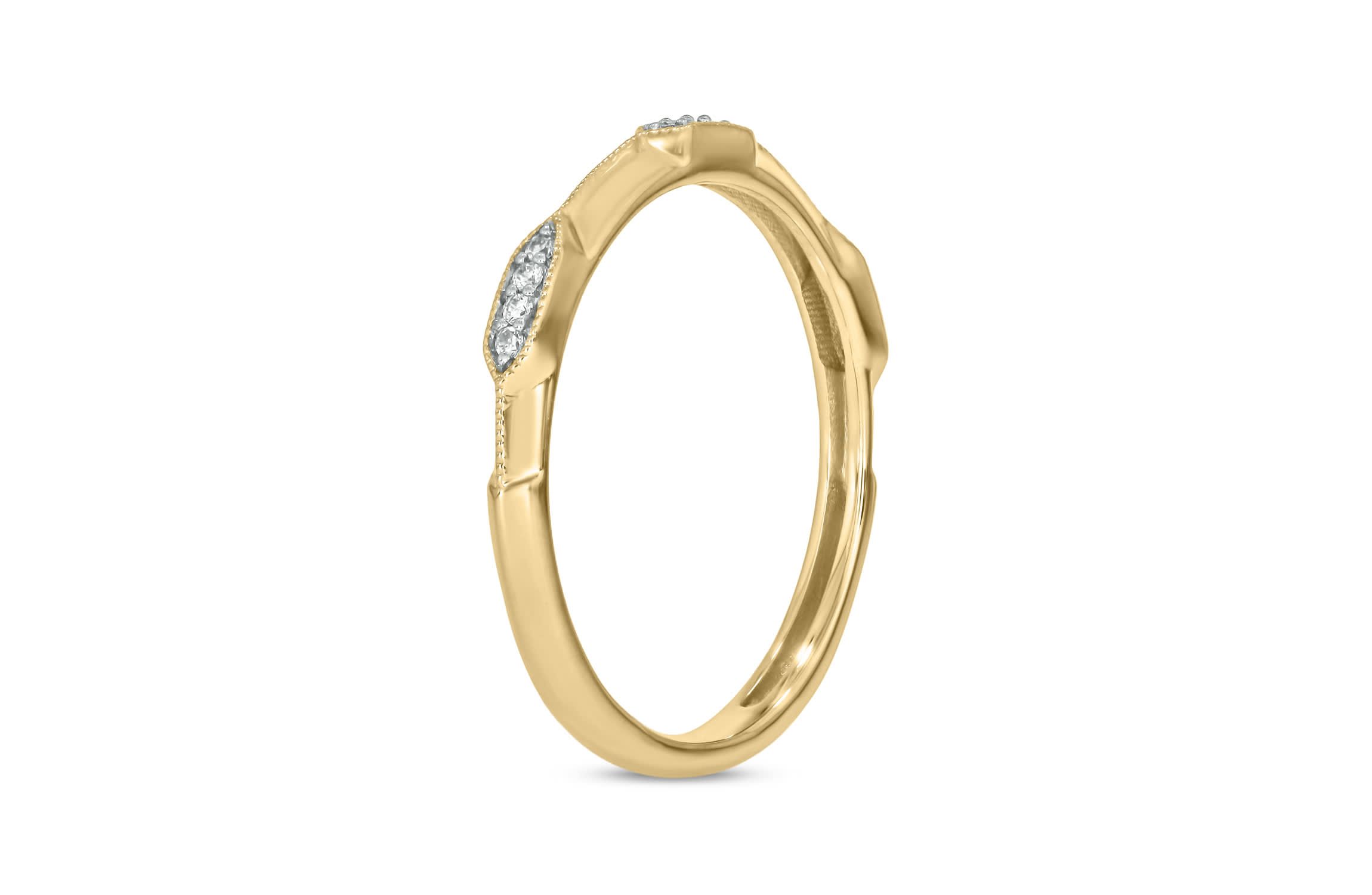 Diamond Accent Anniversary Band in 14K White Gold
