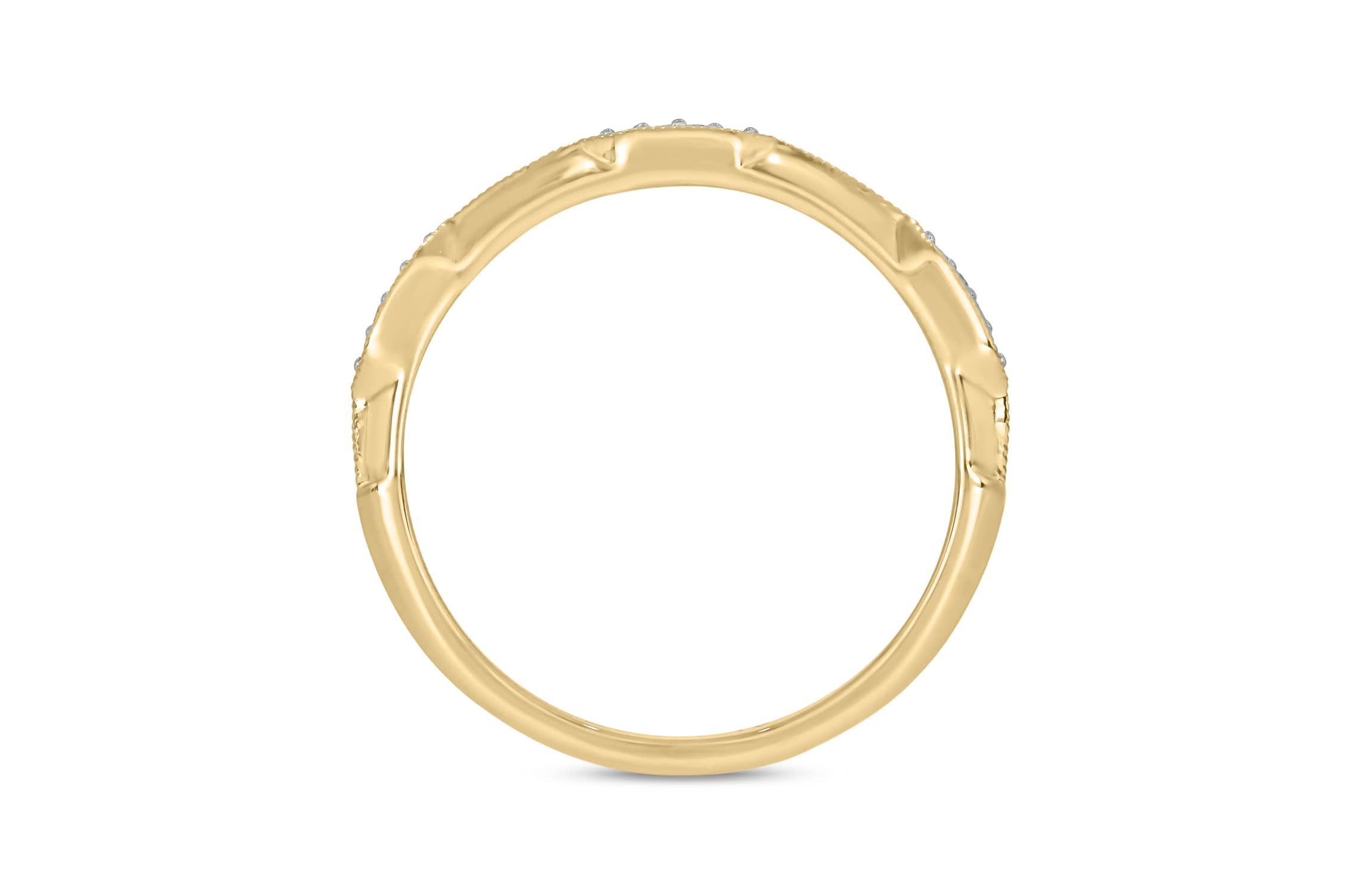 Diamond Accent Anniversary Band in 14K White Gold