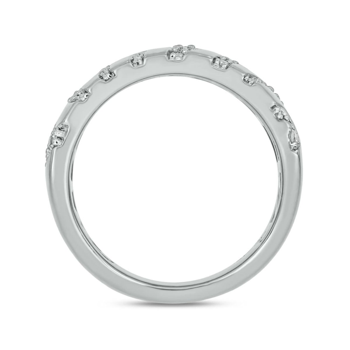 1/3 carat, Diamond Zebra Collection Ring in 14K White Gold