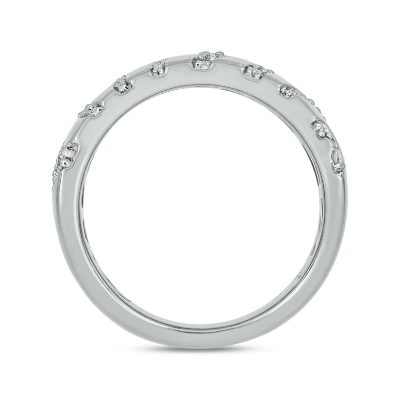 1/3 carat, Diamond Zebra Collection Ring in 14K White Gold