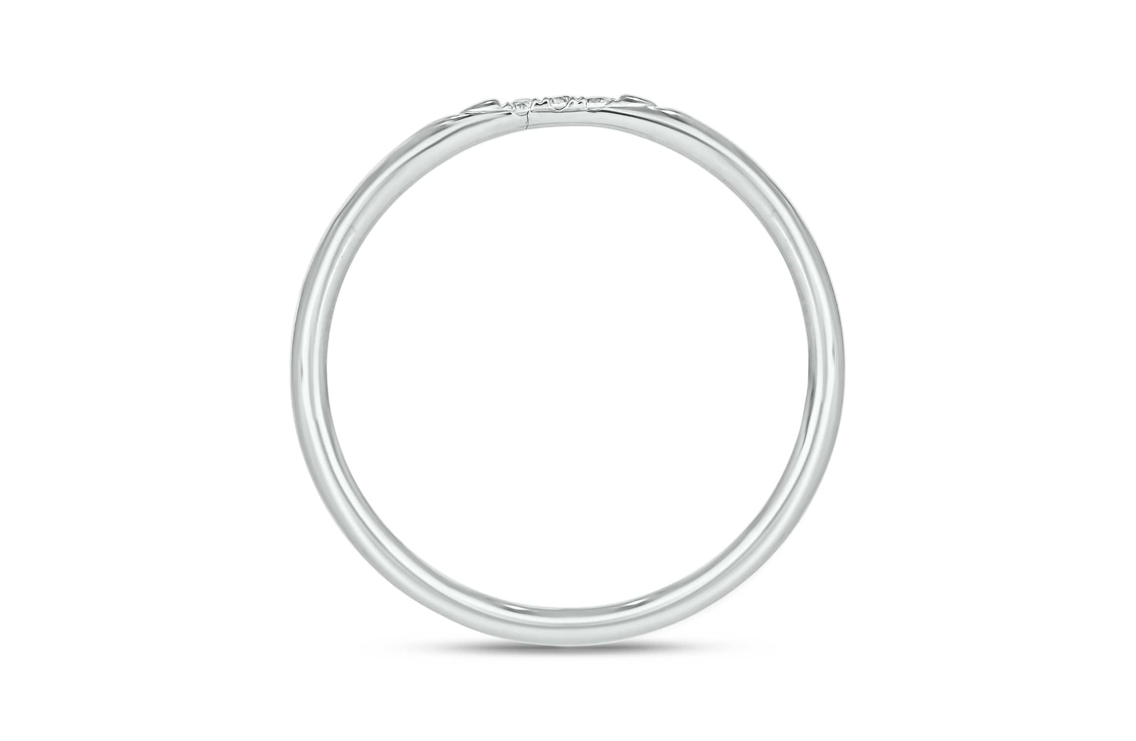 Diamond Accent 3 Stone,Stack Anniversary Band in 14K Yellow Gold