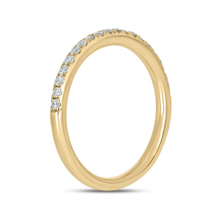 1/4 carat, Diamond Half Eternity Band Ring in 14K White Gold