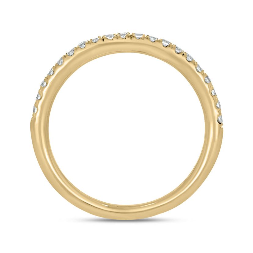 1/4 carat, Diamond Half Eternity Band Ring in 14K White Gold