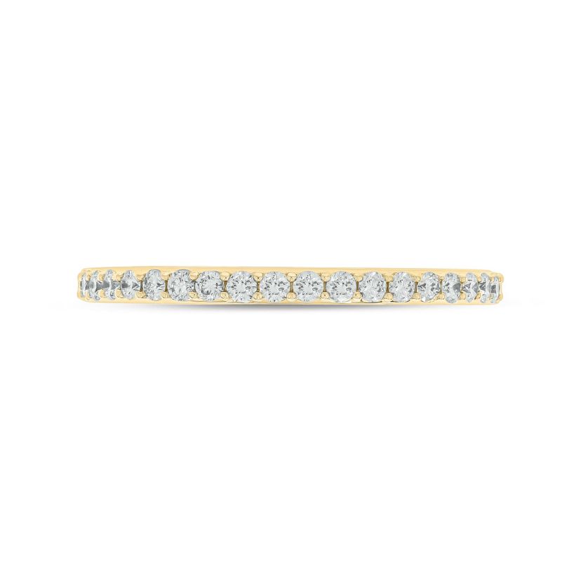 3/8 Carat, Diamonds Anniversary Ring in 14K White Gold