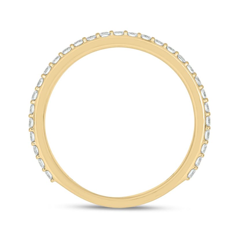 3/8 Carat, Diamonds Anniversary Ring in 14K White Gold