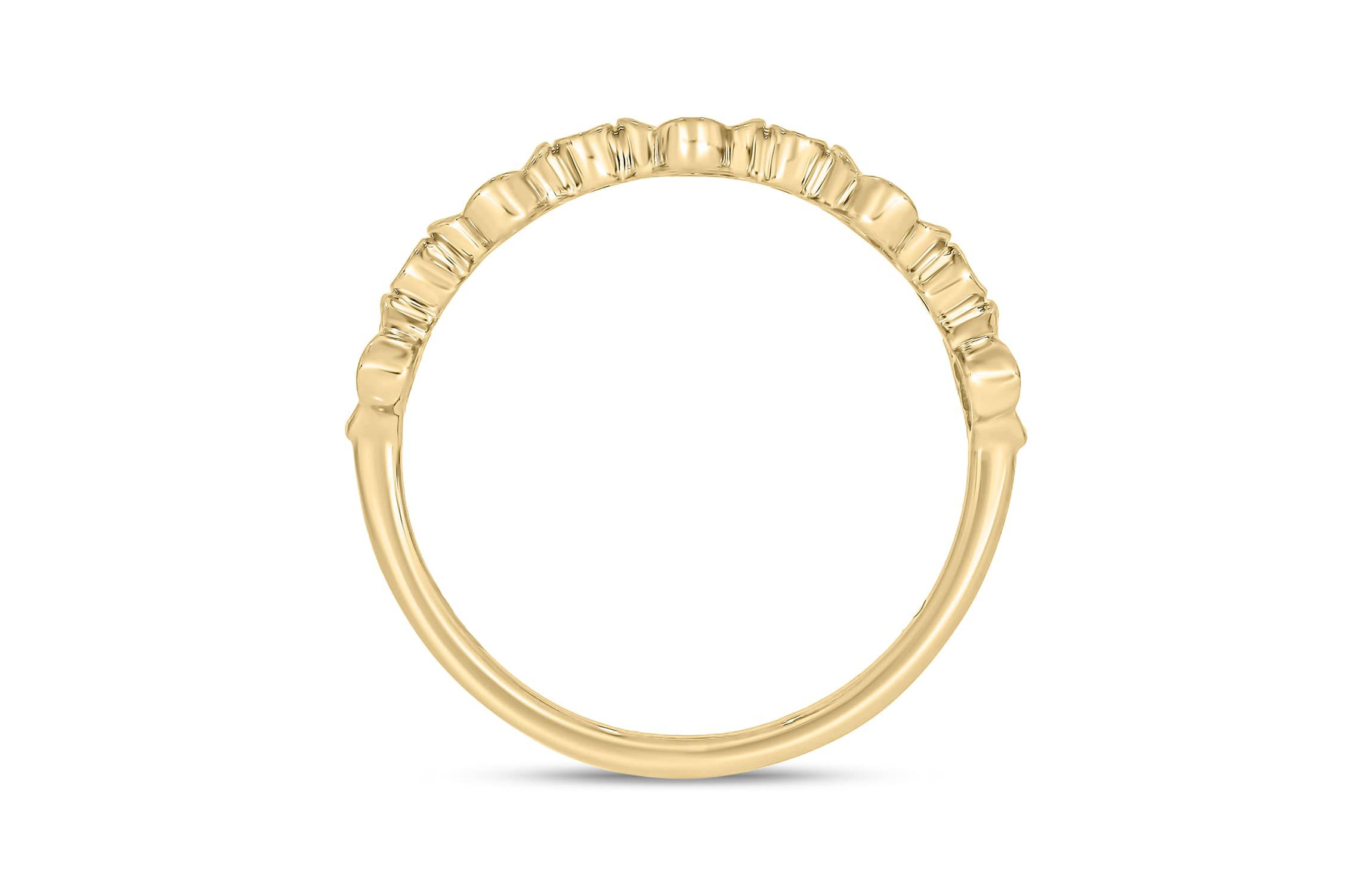 1/4 Carat, Diamonds Elegant floral Ring in 14K White Gold