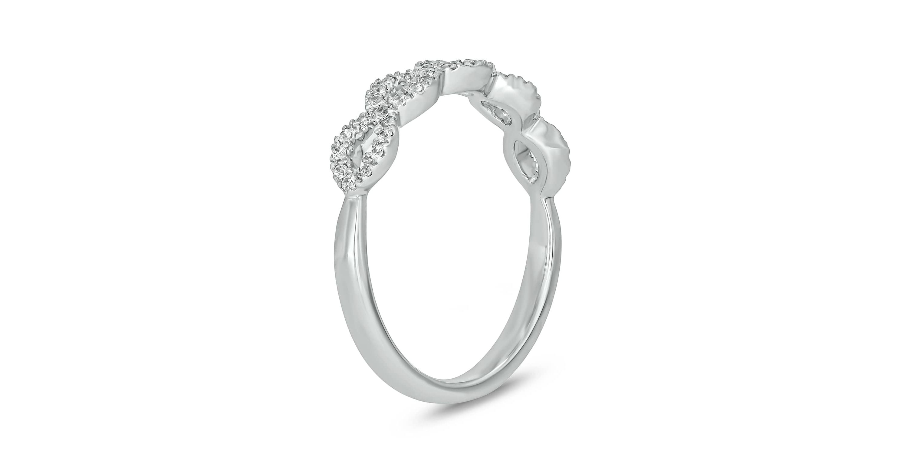 1/4 Carat, Diamonds timeless, durable, and stackable design Ring in Sterling Silver