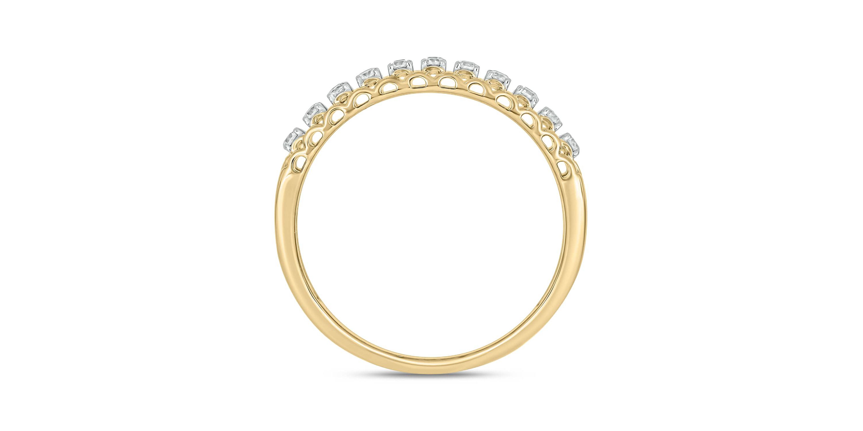 1/2 Carat, Diamonds Striking Mens Ring in 10K White Gold