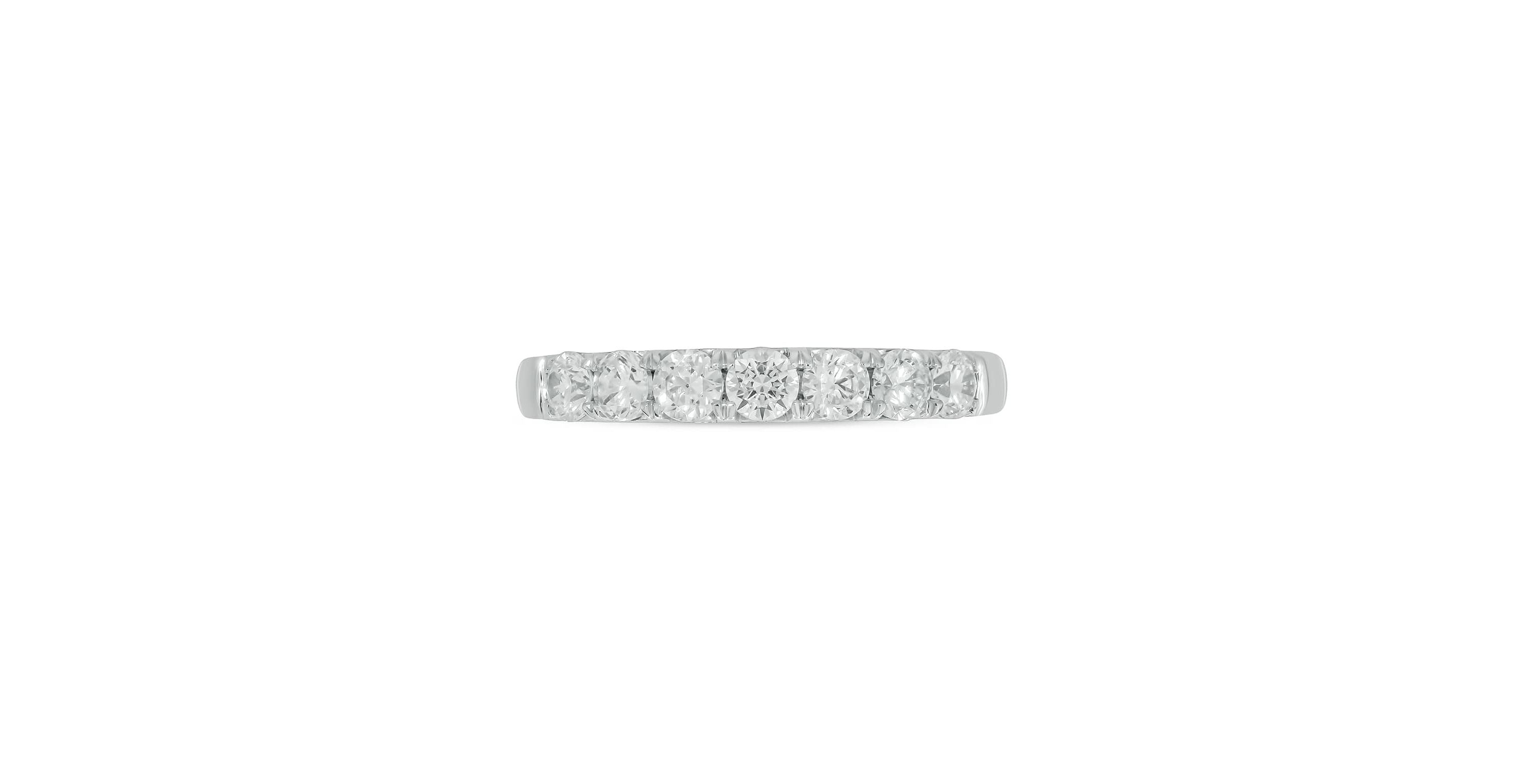 Lab Created 3/4 Carat Lab-Grown Diamond Elegant Anniversary Ring in Sterling Silver