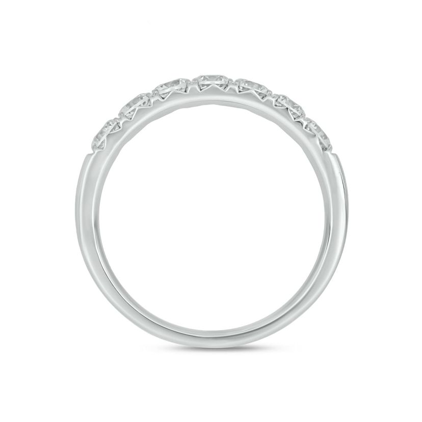 Lab Created 3/4 Carat Lab-Grown Diamond Elegant Anniversary Ring in Sterling Silver