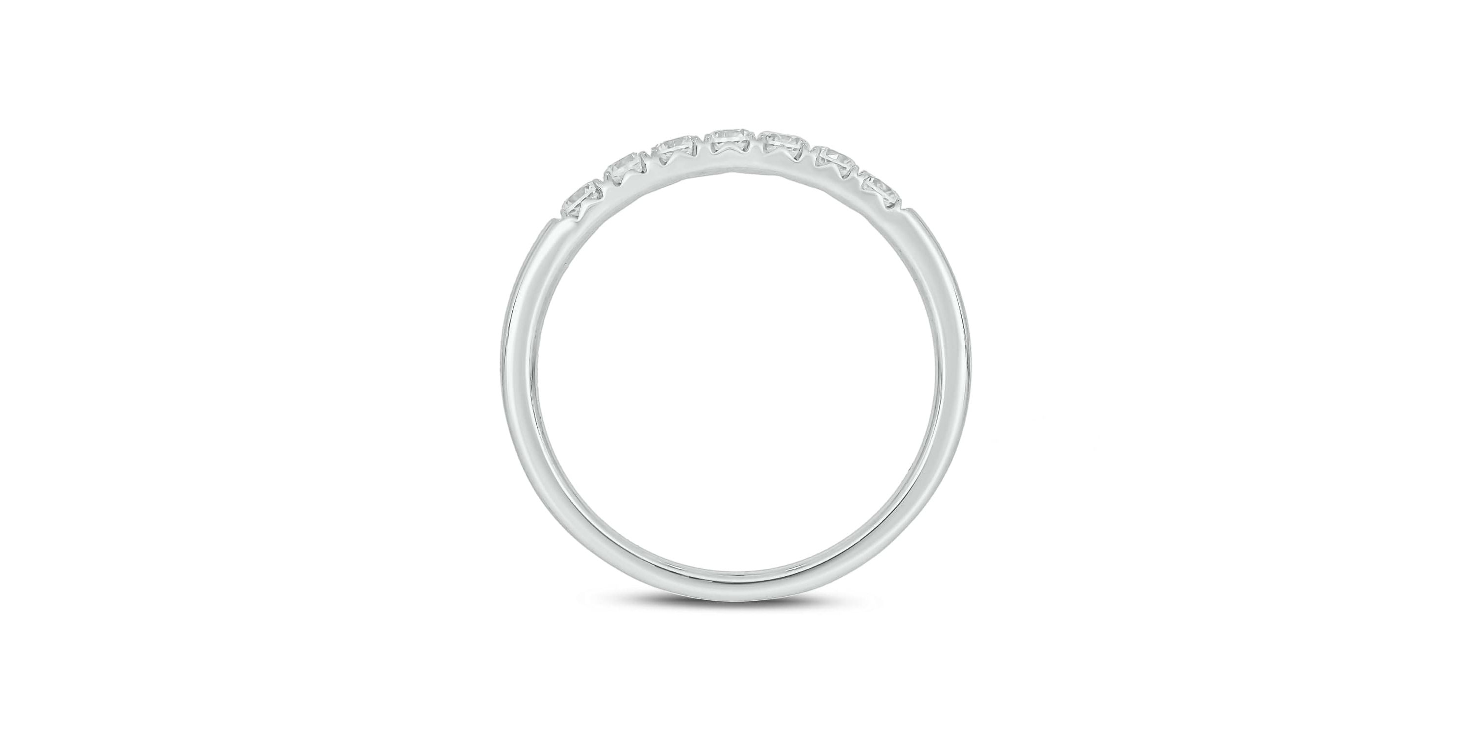 Lab Created 1/3 Carat Lab-Grown Diamond Elegant Anniversary Ring in Sterling Silver