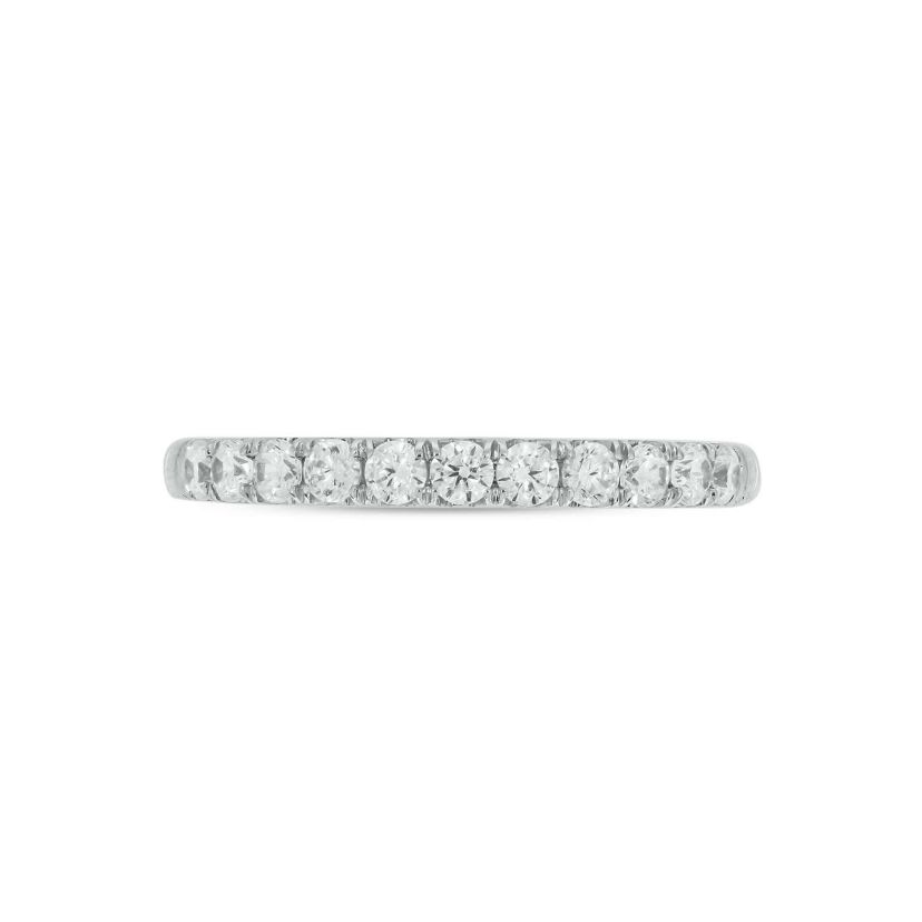 Lab Created 1/2 Carat Lab-Grown Diamond Anniversary Ring in Sterling Silver