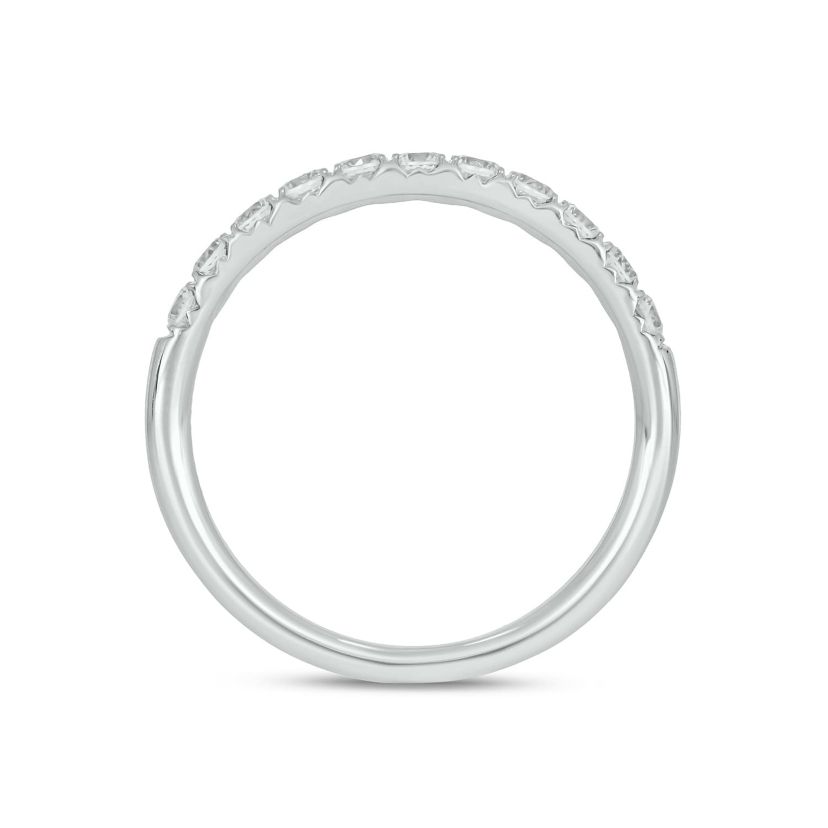 Lab Created 1/2 Carat Lab-Grown Diamond Anniversary Ring in Sterling Silver