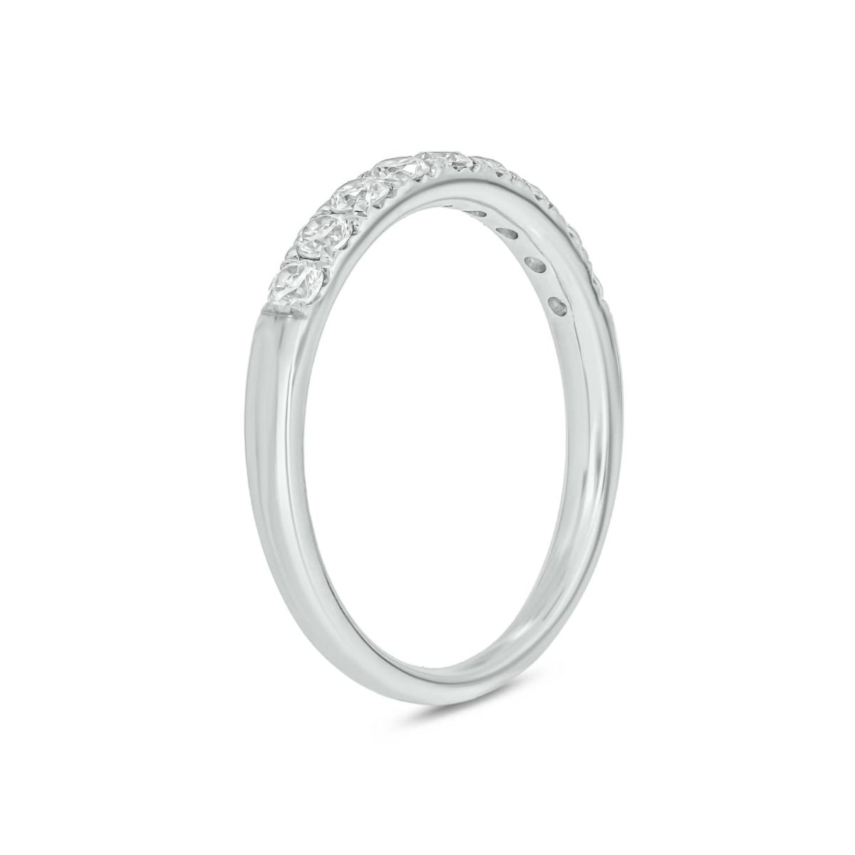 Lab Created 1 /2 Carat Lab-Grown Diamond Anniversary Ring in Sterling Silver