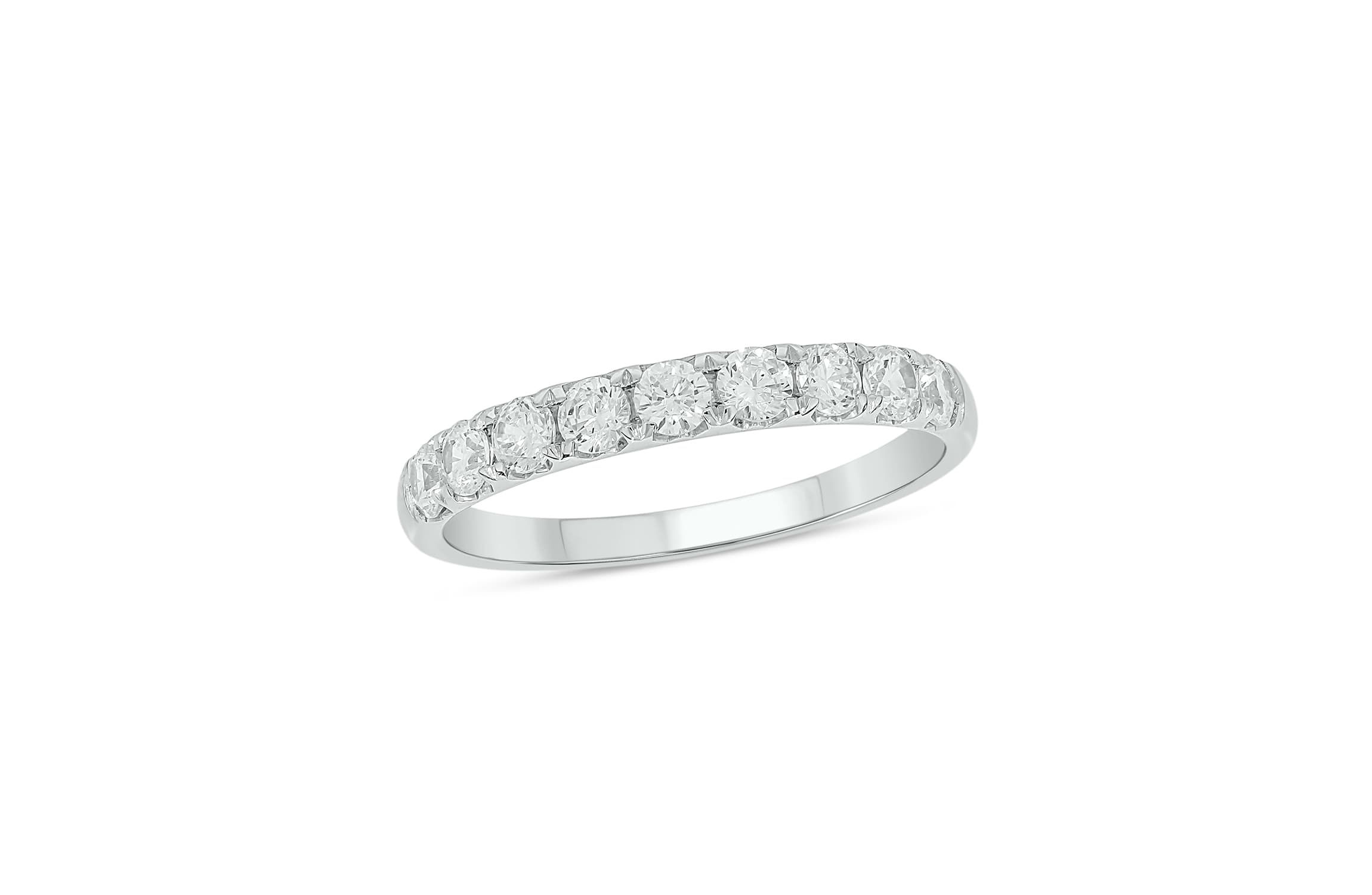 Lab Created 3/4 Carat Lab-Grown Diamond Anniversary Ring in Sterling Silver