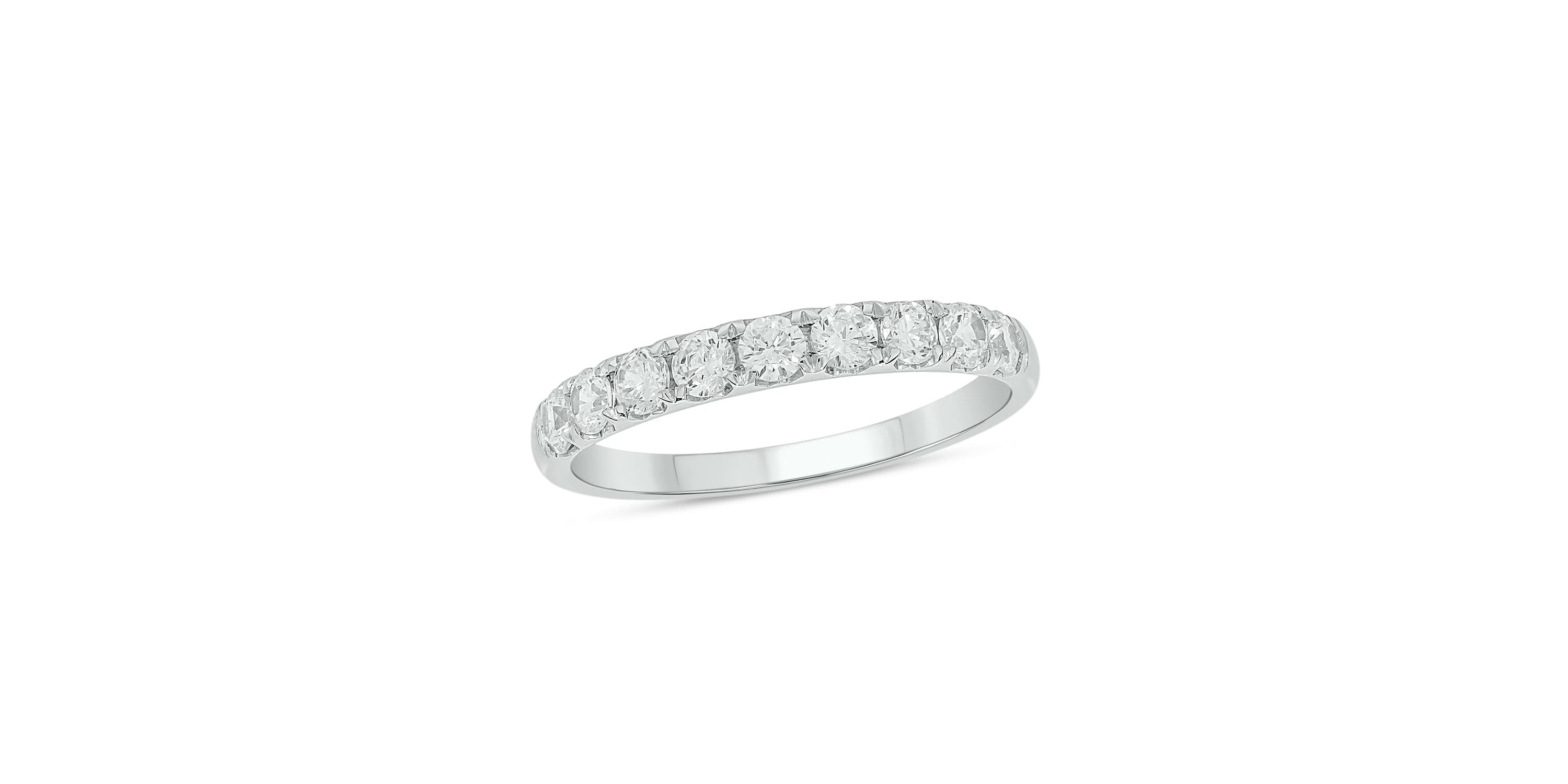Lab Created 3/4 Carat Lab-Grown Diamond Anniversary Ring in Sterling Silver