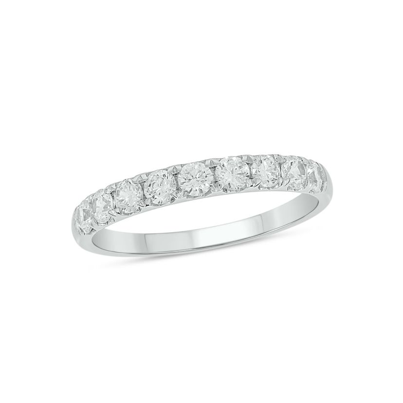 Lab Created 3/4 Carat Lab-Grown Diamond Anniversary Ring in Sterling Silver