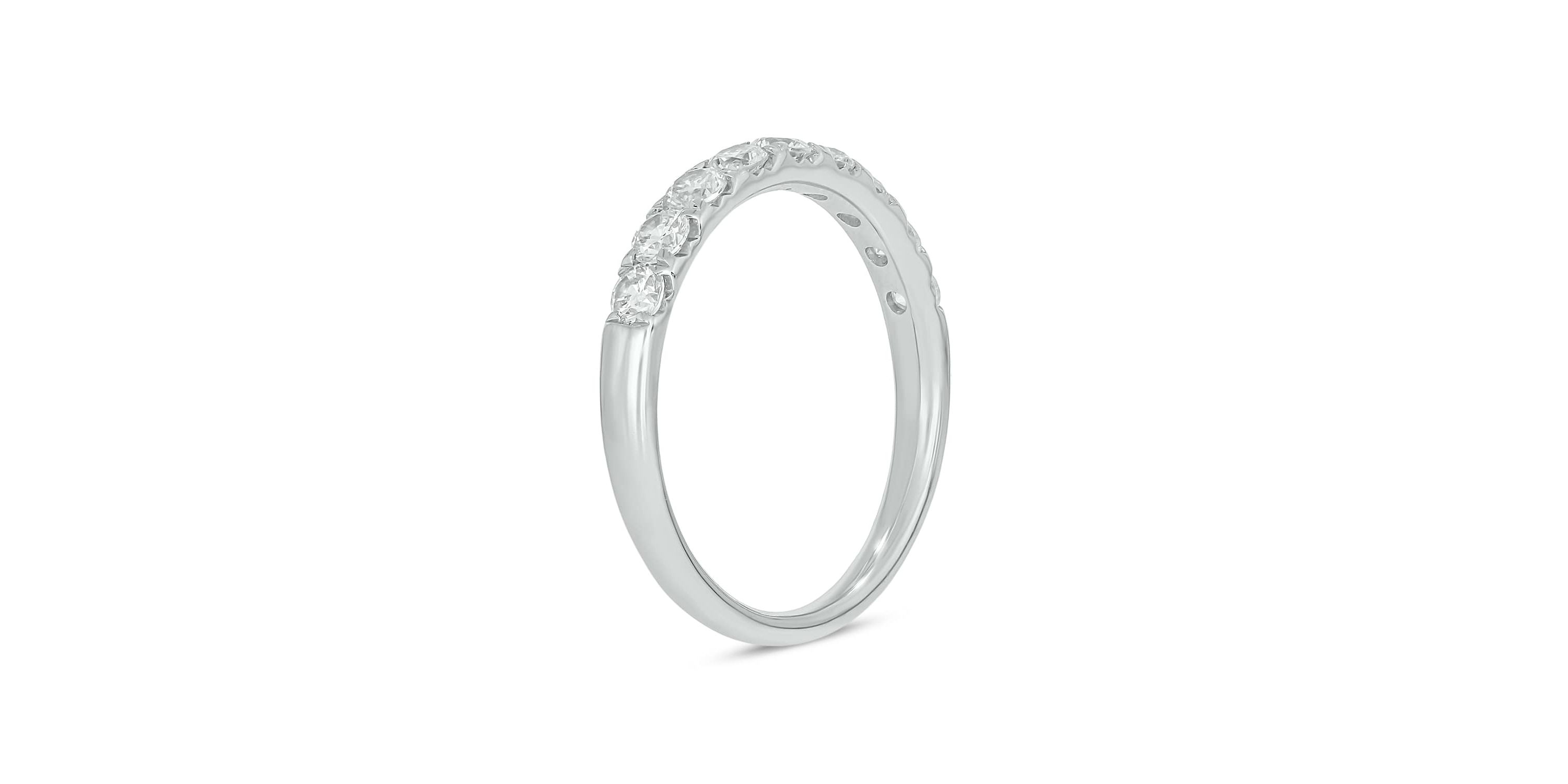 Lab Created 3/4 Carat Lab-Grown Diamond Anniversary Ring in Sterling Silver