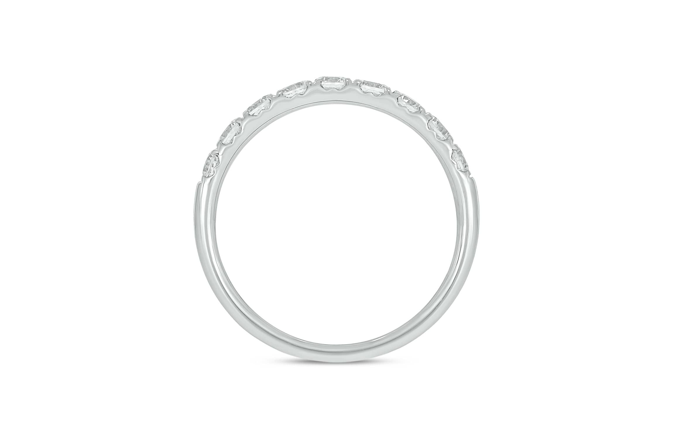 Lab Created 3/4 Carat Lab-Grown Diamond Anniversary Ring in Sterling Silver