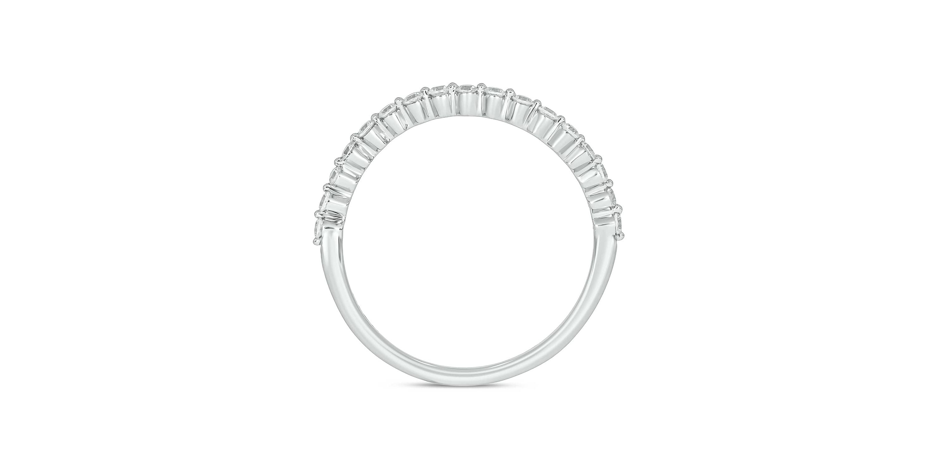 Lab Created 1/4 Carat Lab-Grown Diamond S Flow Single Prong Anniversary Ring in Sterling Silver