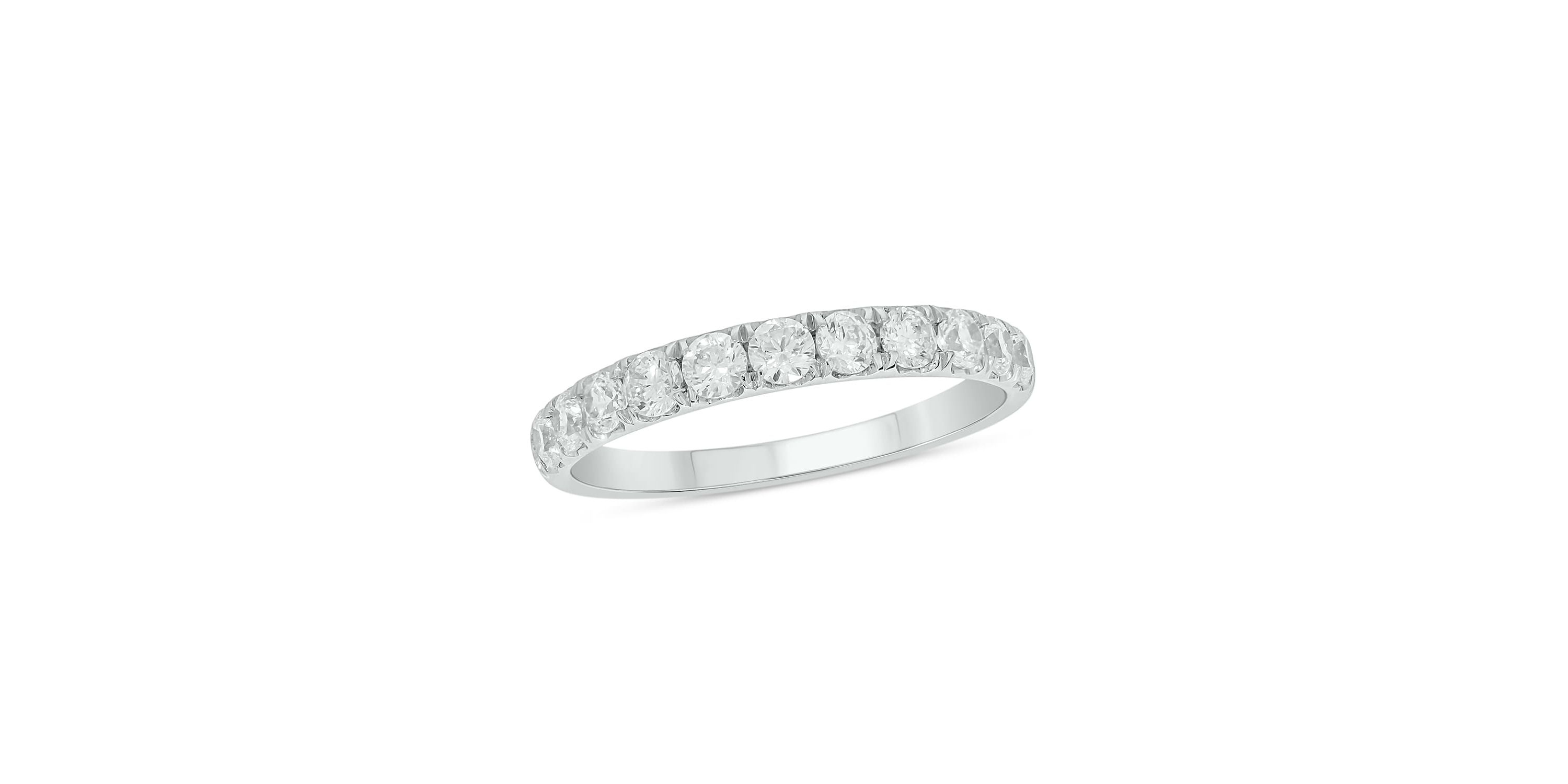Lab Created 3/4 Carat Lab-Grown Diamond Elegant  Anniversary Ring in Sterling Silver