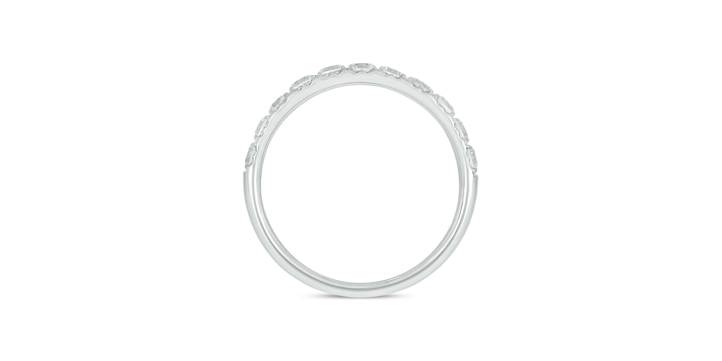 Lab Created 3/4 Carat Lab-Grown Diamond Elegant  Anniversary Ring in Sterling Silver