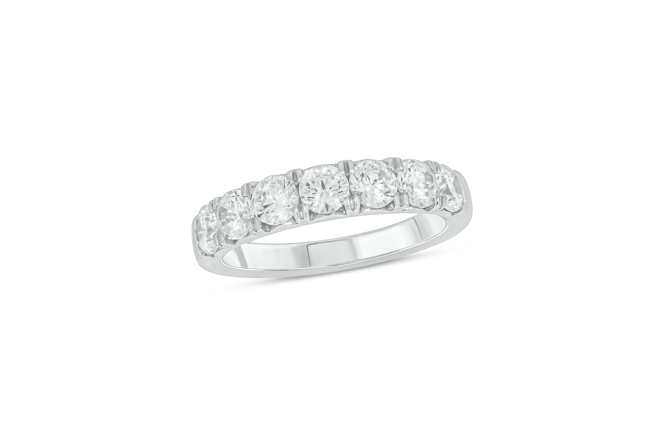 Lab Created 1 1/2 Carat Lab-Grown Diamond Timeless elegance  Anniversary Ring in Sterling Silver