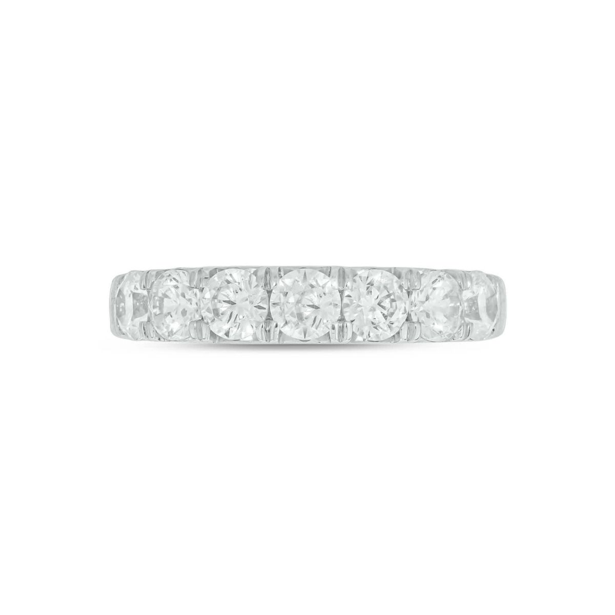 Lab Created 1 1/2 Carat Lab-Grown Diamond Timeless elegance  Anniversary Ring in Sterling Silver